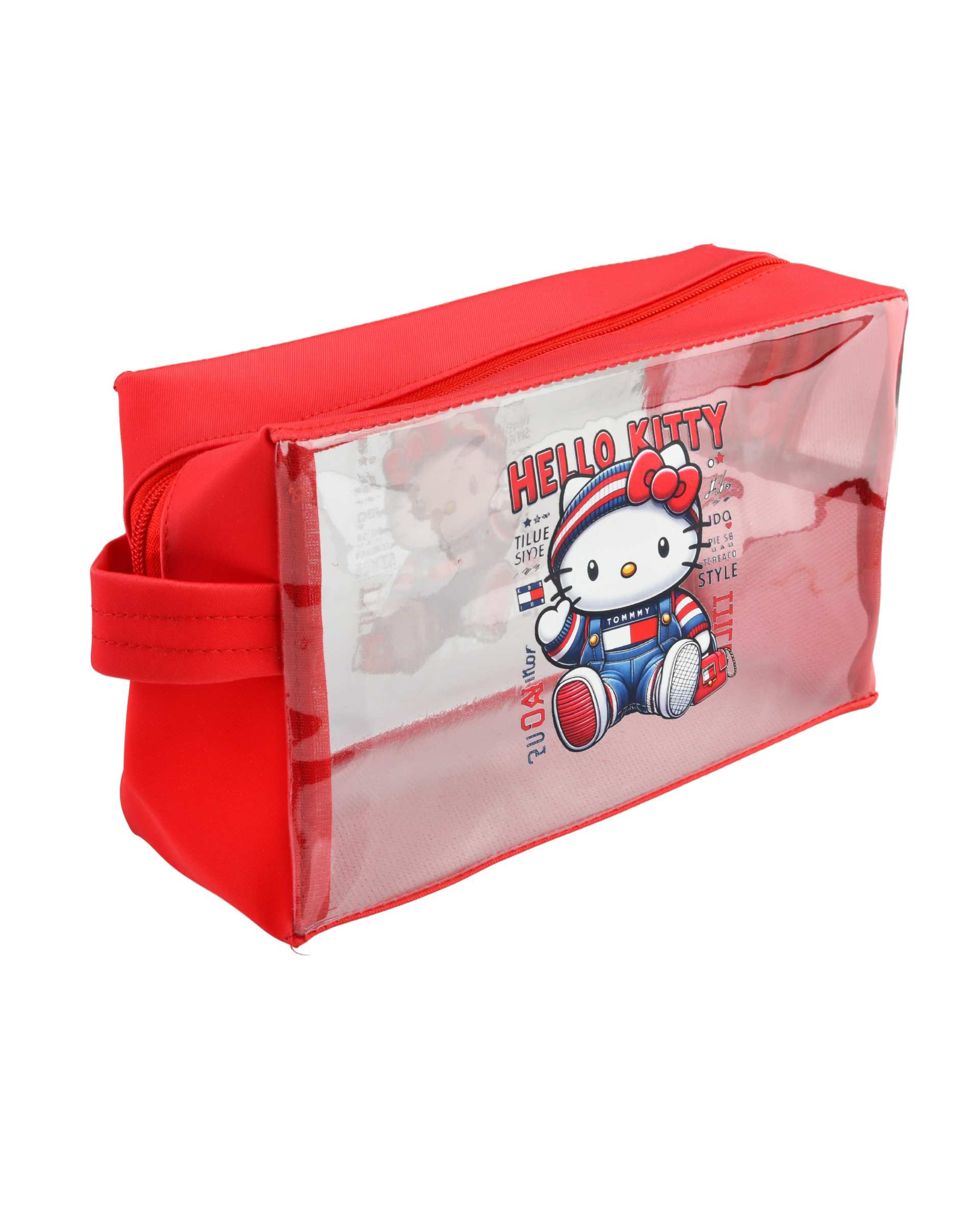 کیف لوازم آرایش قرمز مدل هلو کیتی