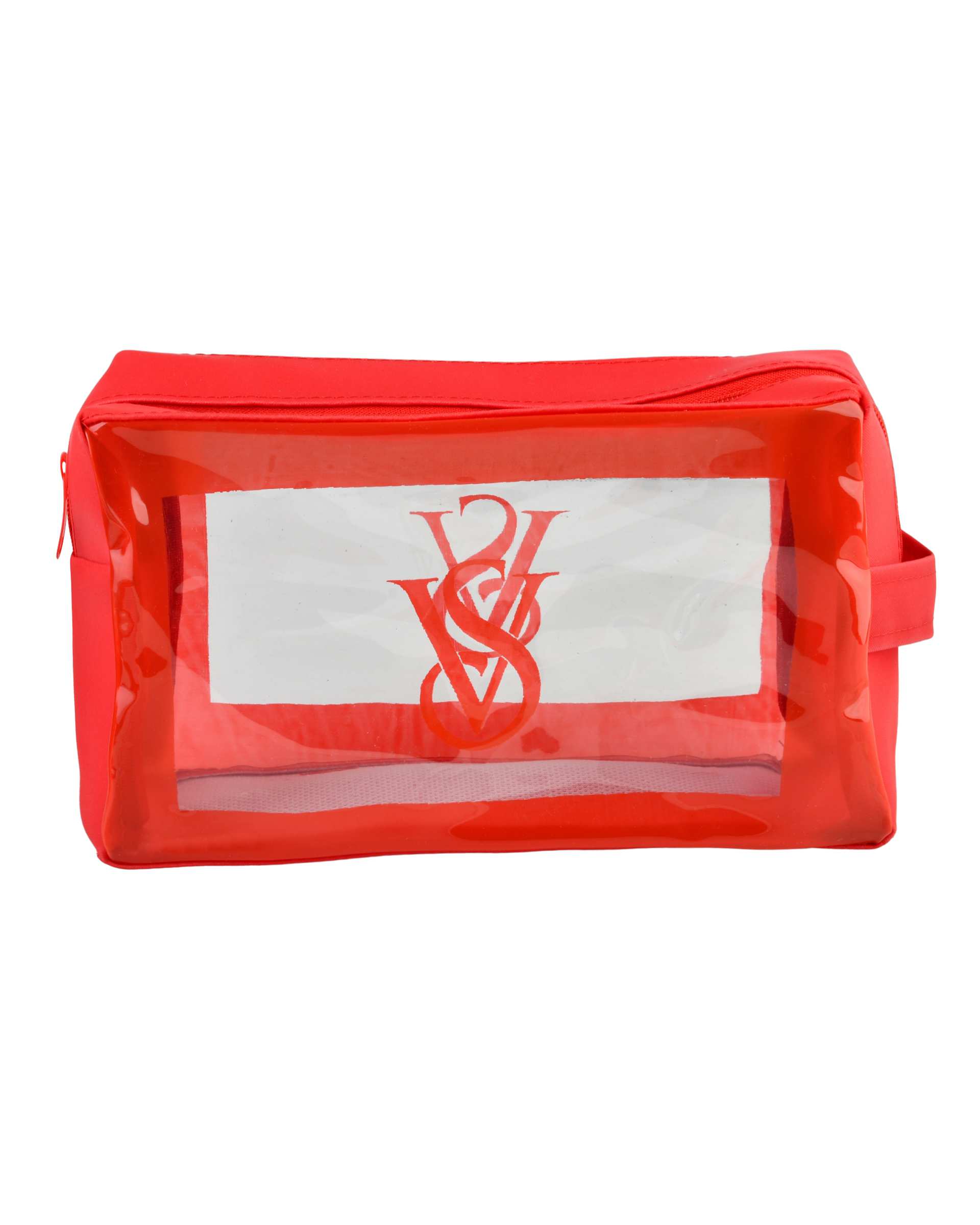 کیف لوازم آرایش قرمز مدل VS