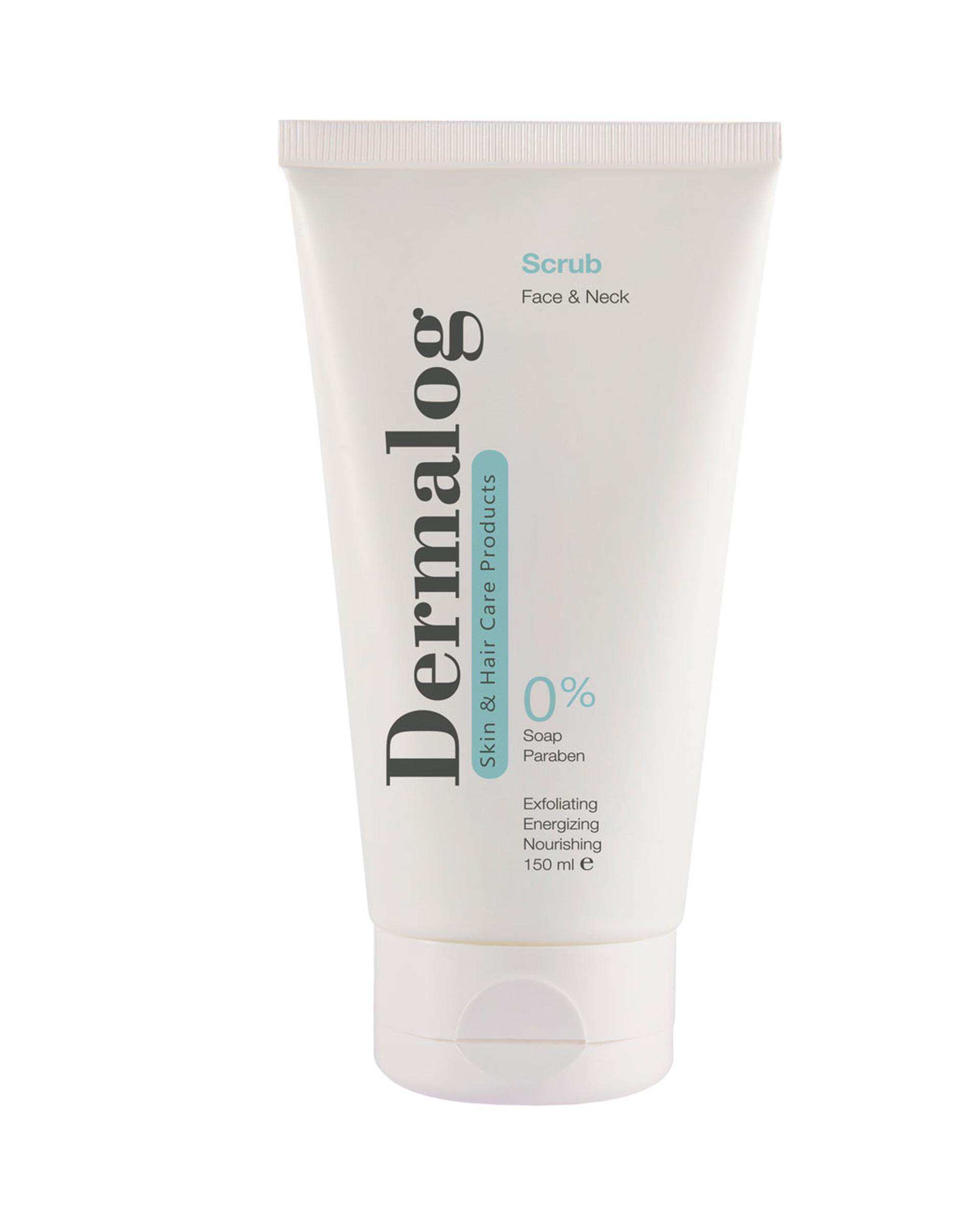 اسکراب صورت و گردن درمالوگ Dermalog مناسب انواع پوست 150ml