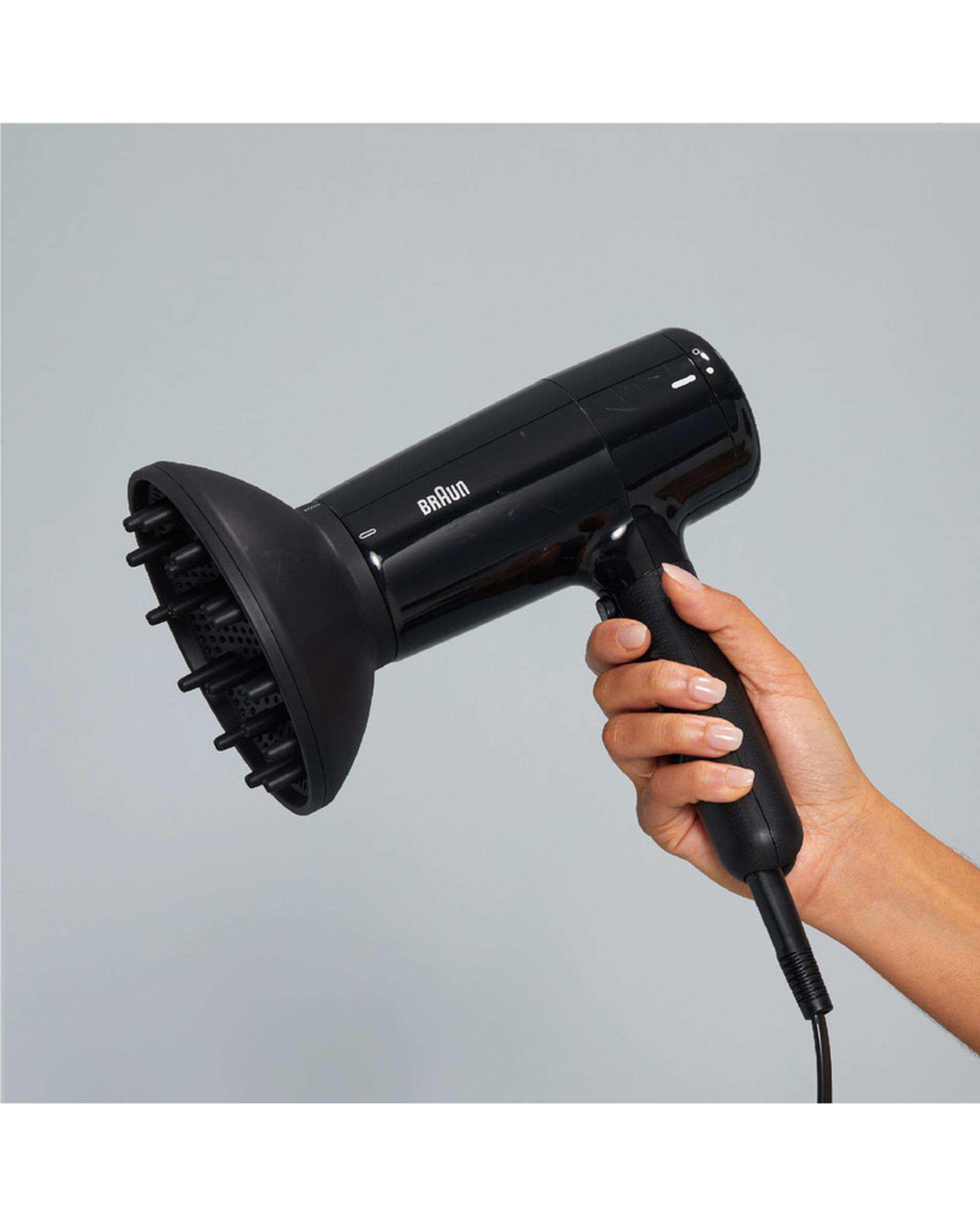 سشوار اچ دی 2200 وات براون Braun آیونیک بلک مدل BRHD225E