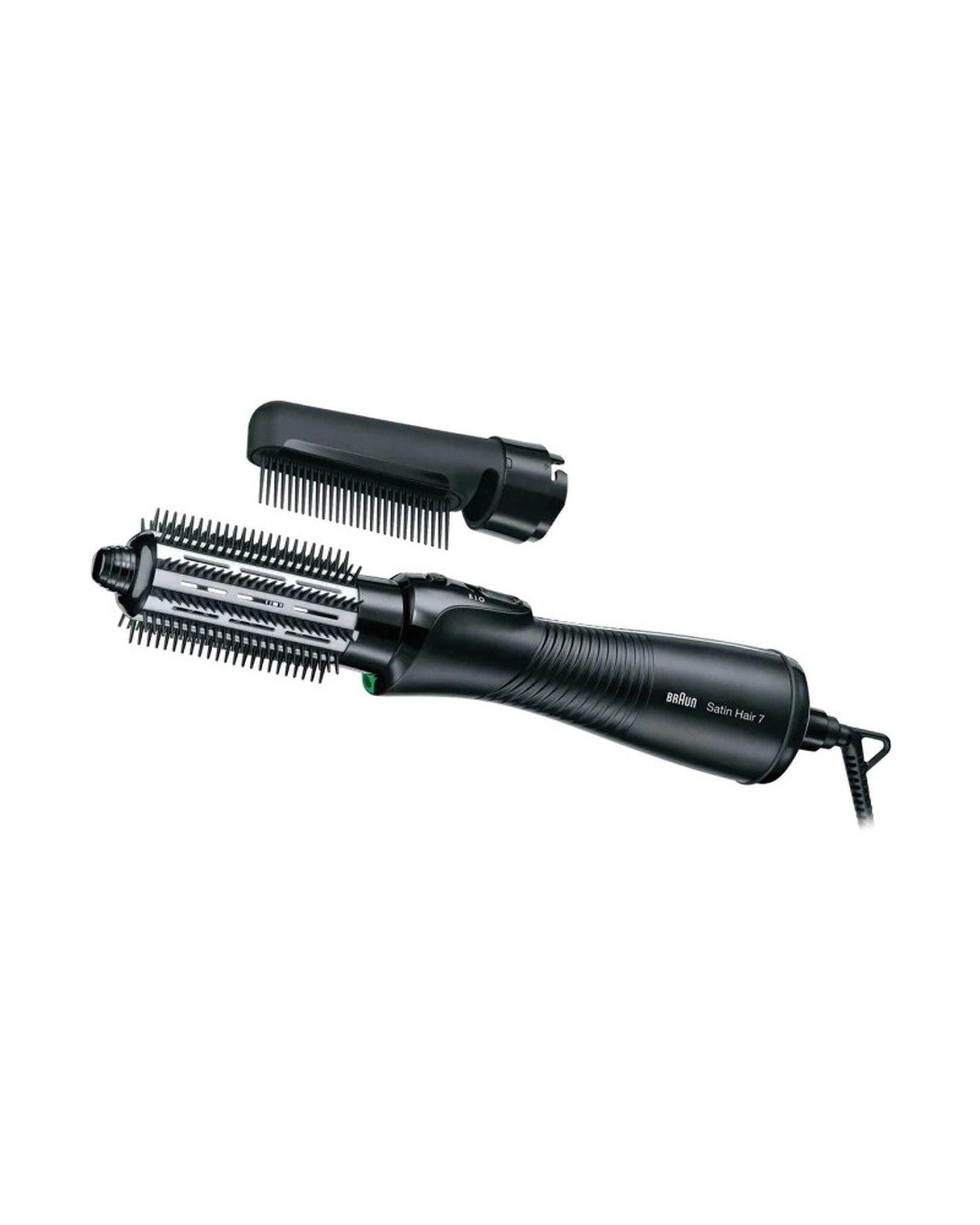 سشوار برس دار مو 700 وات براون Braun سری 7 Satin Hair آیونیک بلک مدل BRAS720E