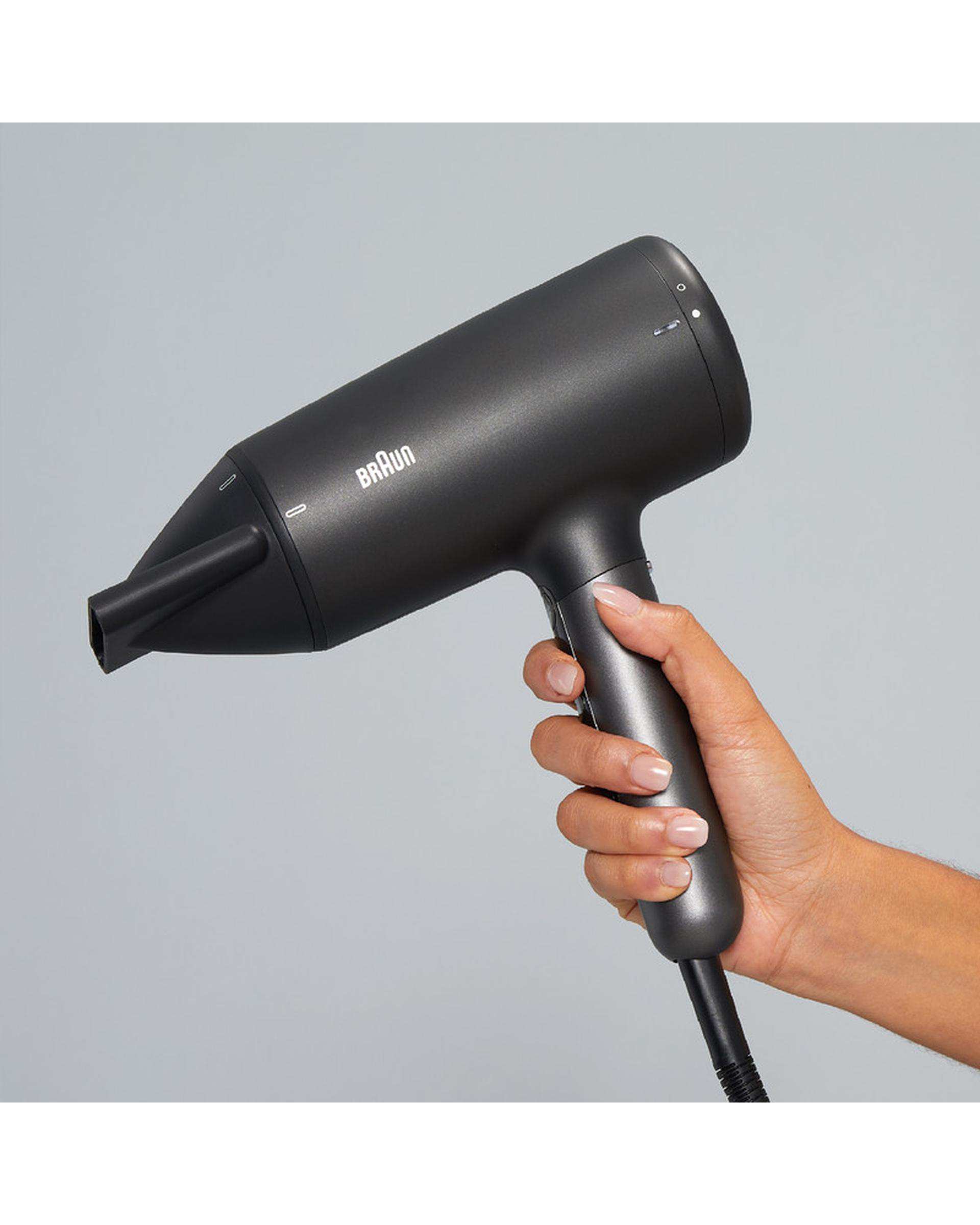 سشوار اچ دی 2100 وات براون Braun سوپر آیونیک بلک مدل BRHD425E