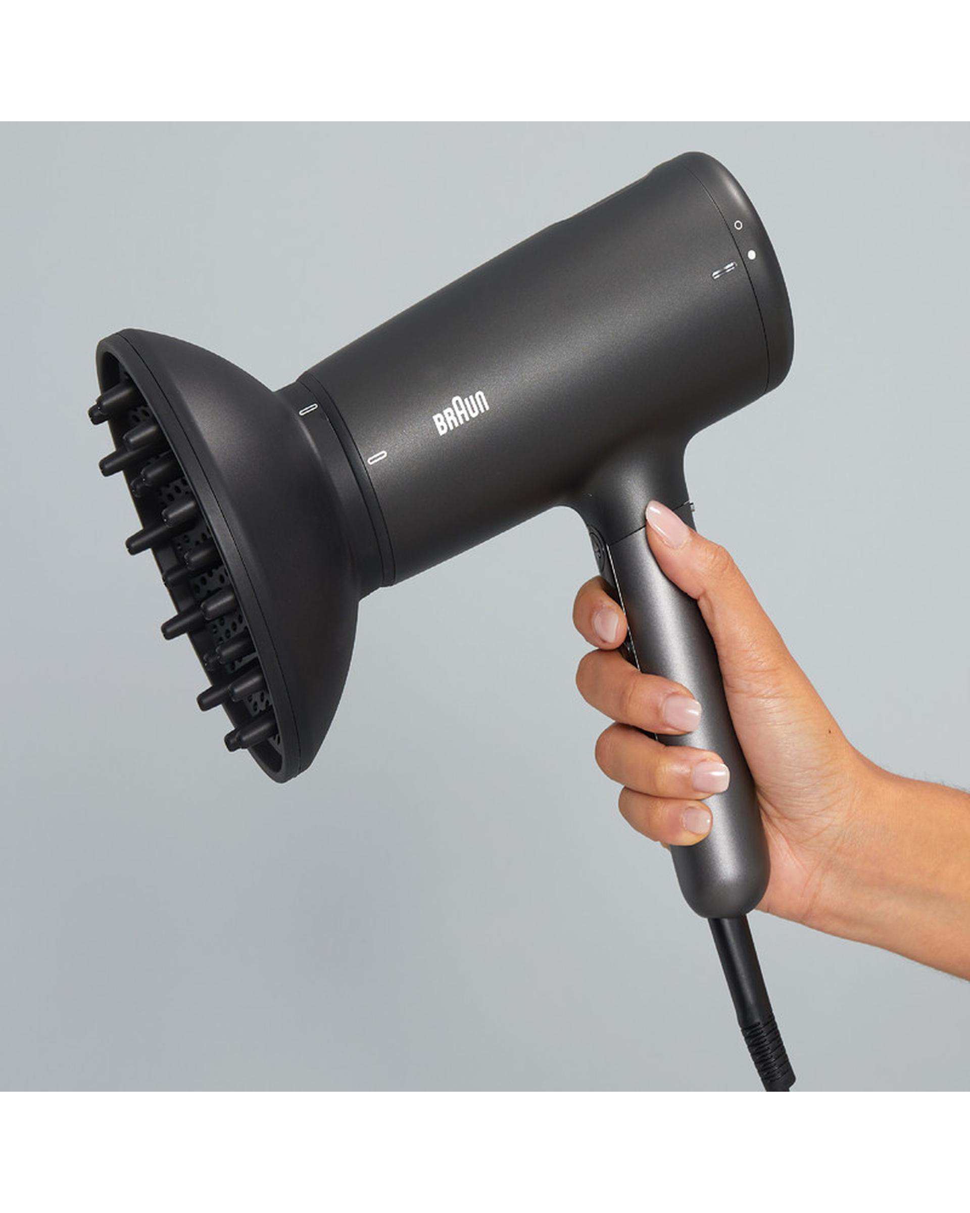 سشوار اچ دی 2100 وات براون Braun سوپر آیونیک بلک مدل BRHD425E