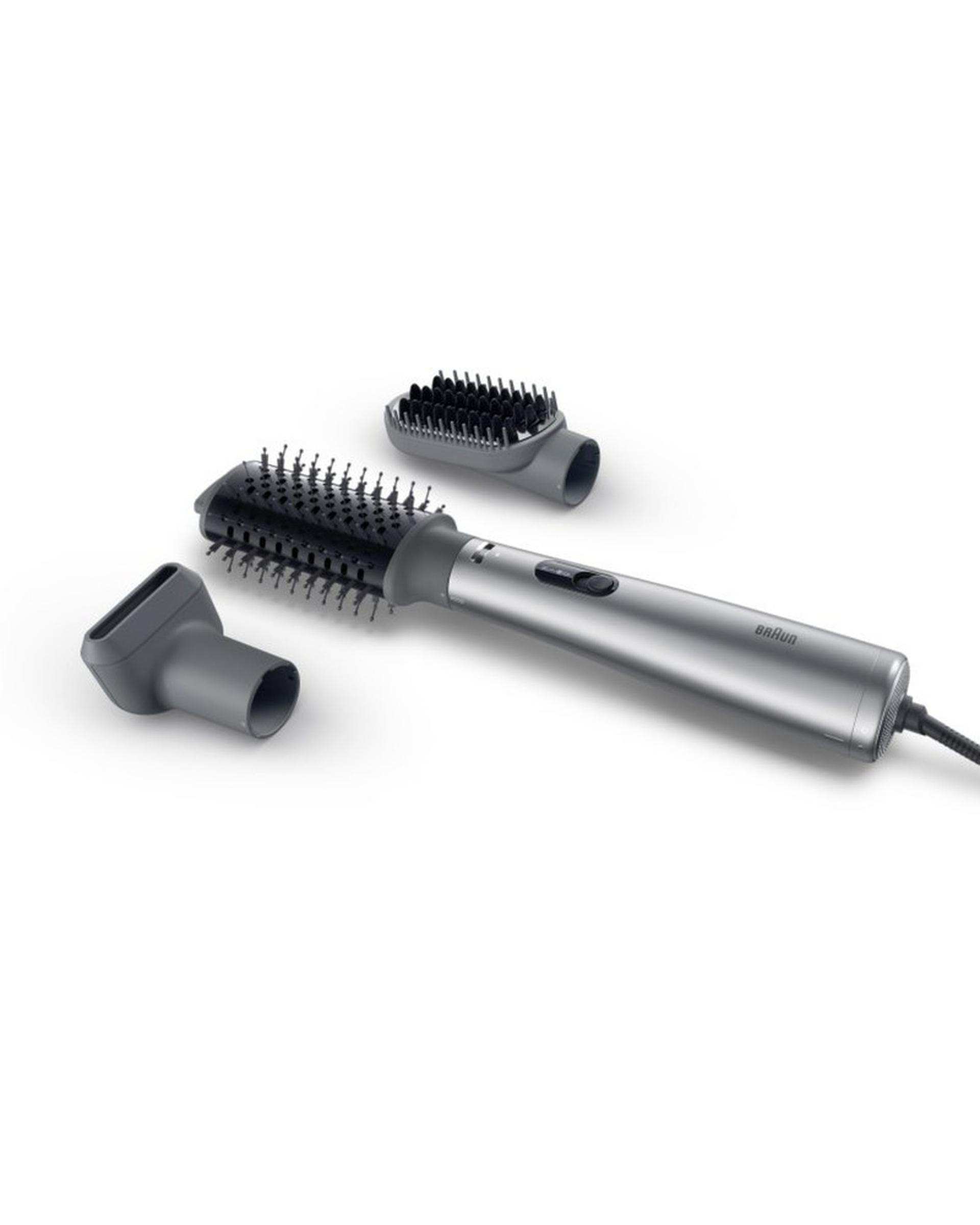 سشوار برس دار مو 1000 وات براون Braun ایر استایلر آیونیک بلک & گری مدل BRAS430E