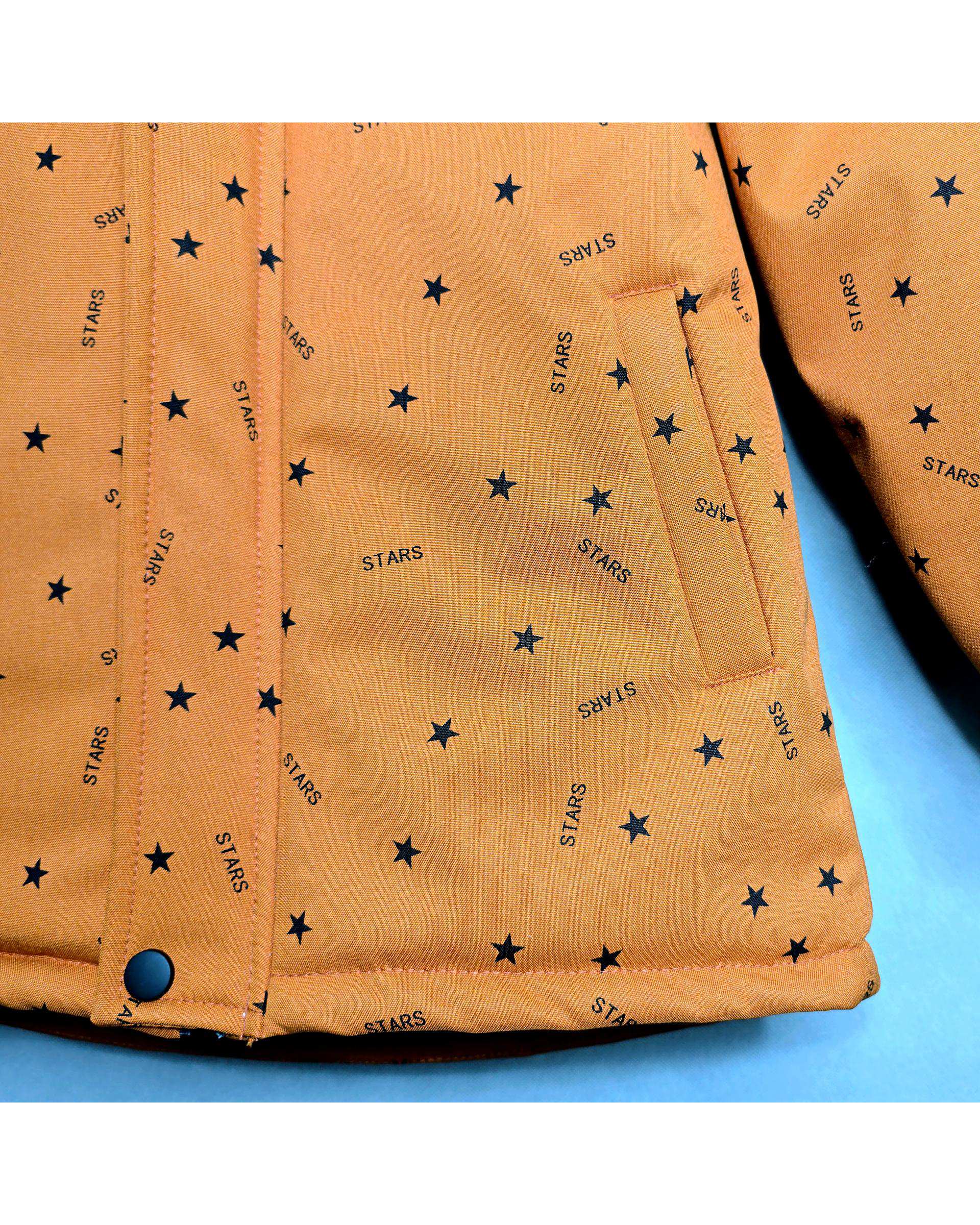 کاپشن شمعی بچگانه خردلی لئو کیدز Leo kids طرح استار کد 3-6859