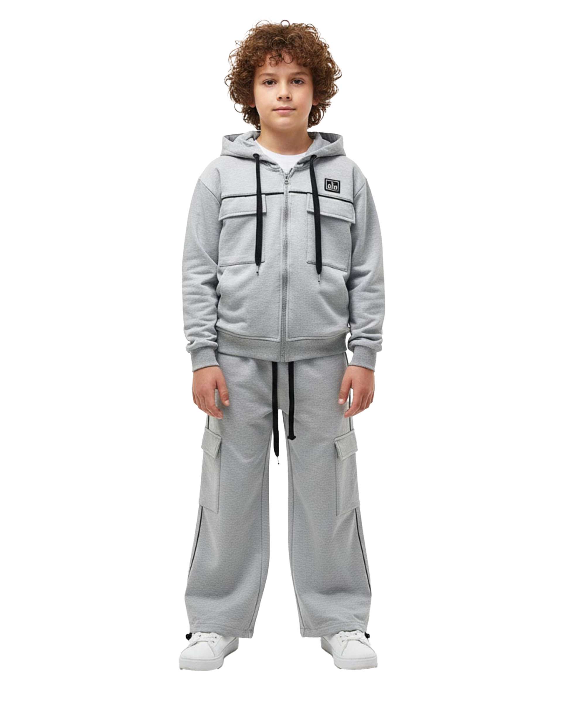 ست سویشرت و شلوار آستر دار لئو کیدز Leo kids کد 6861