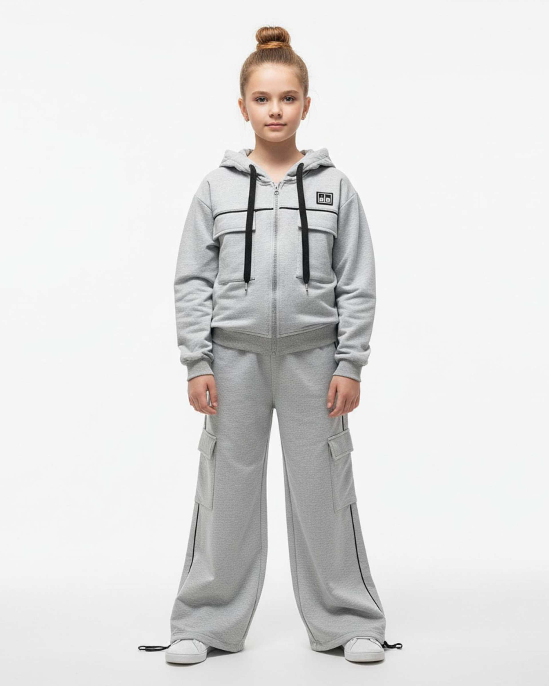 ست سویشرت و شلوار آستر دار لئو کیدز Leo kids کد 6861