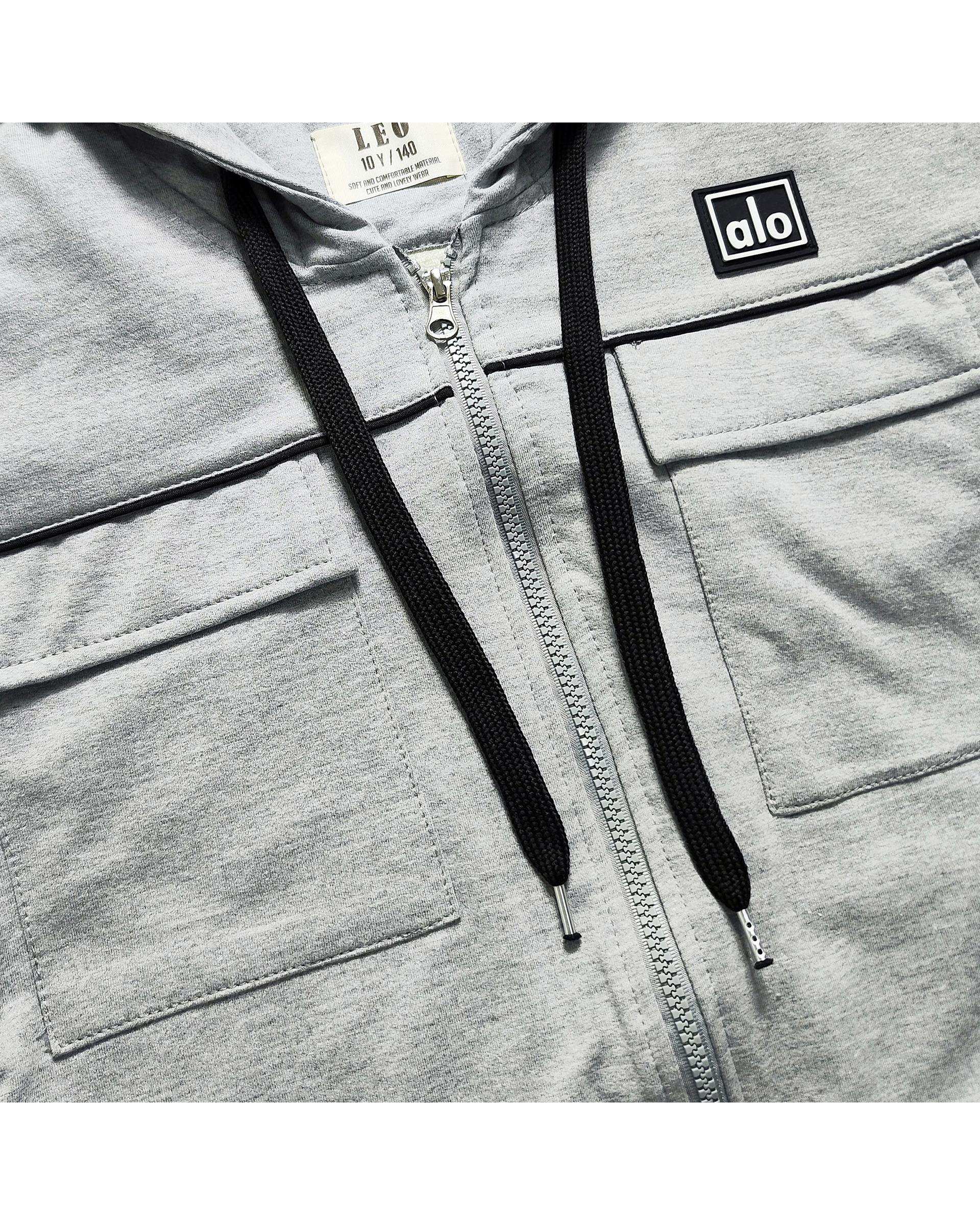 ست سویشرت و شلوار آستر دار لئو کیدز Leo kids کد 6861