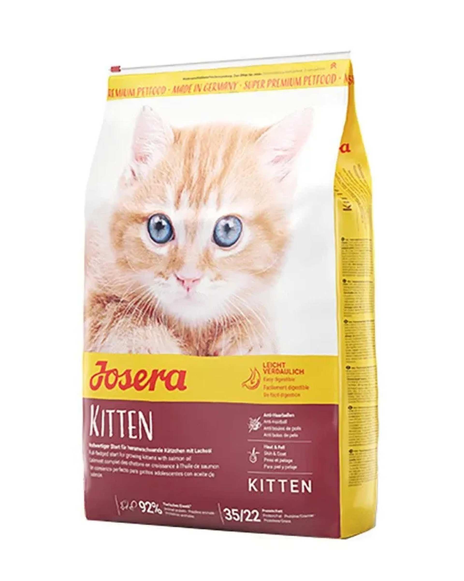 غذای خشک گربه جوسرا Josera مدل کیتن Kitten وزن 10 کیلوگرم
