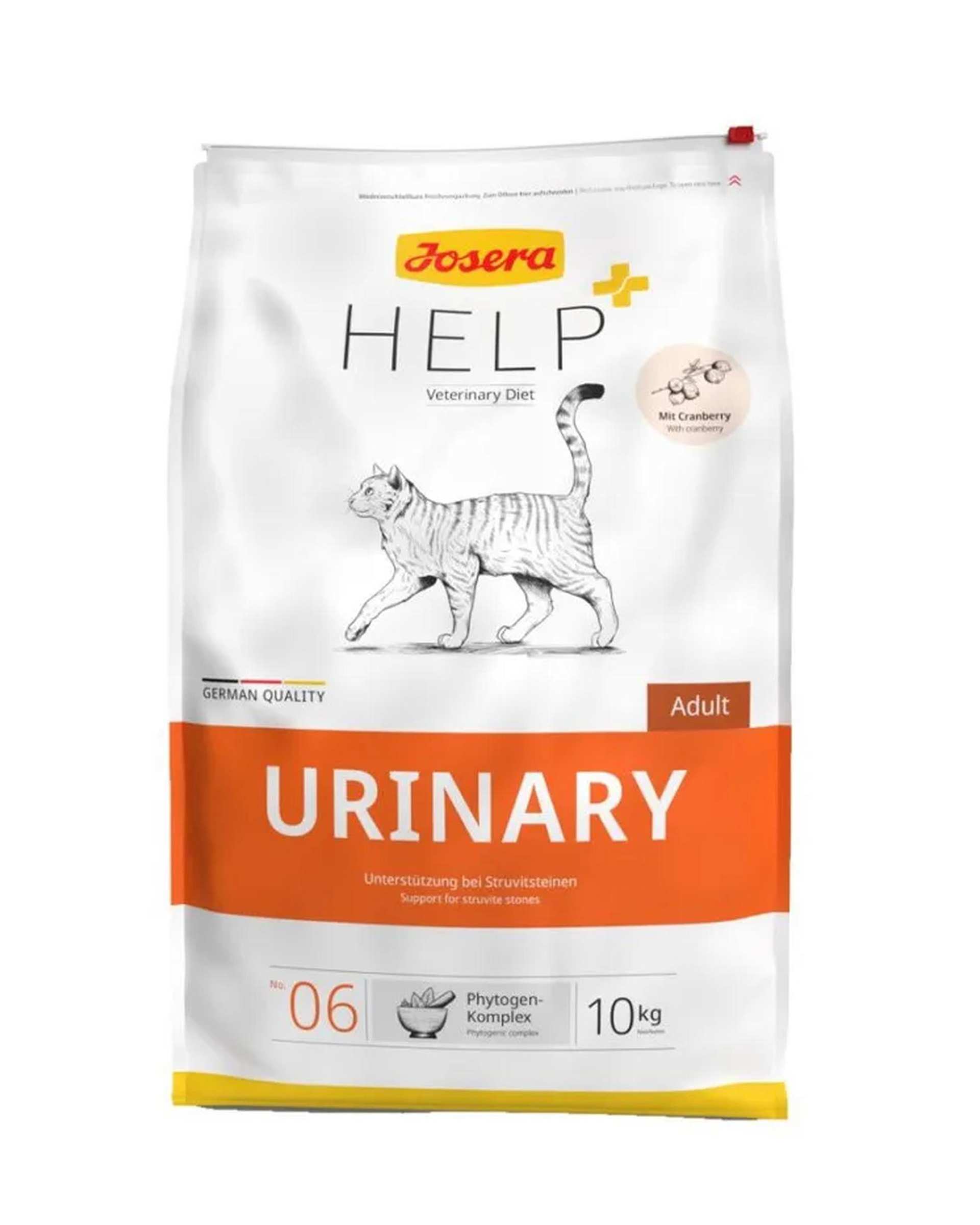 غذای خشک گربه بالغ جوسرا Josera مدل یورینری Urinary وزن 10 کیلوگرم