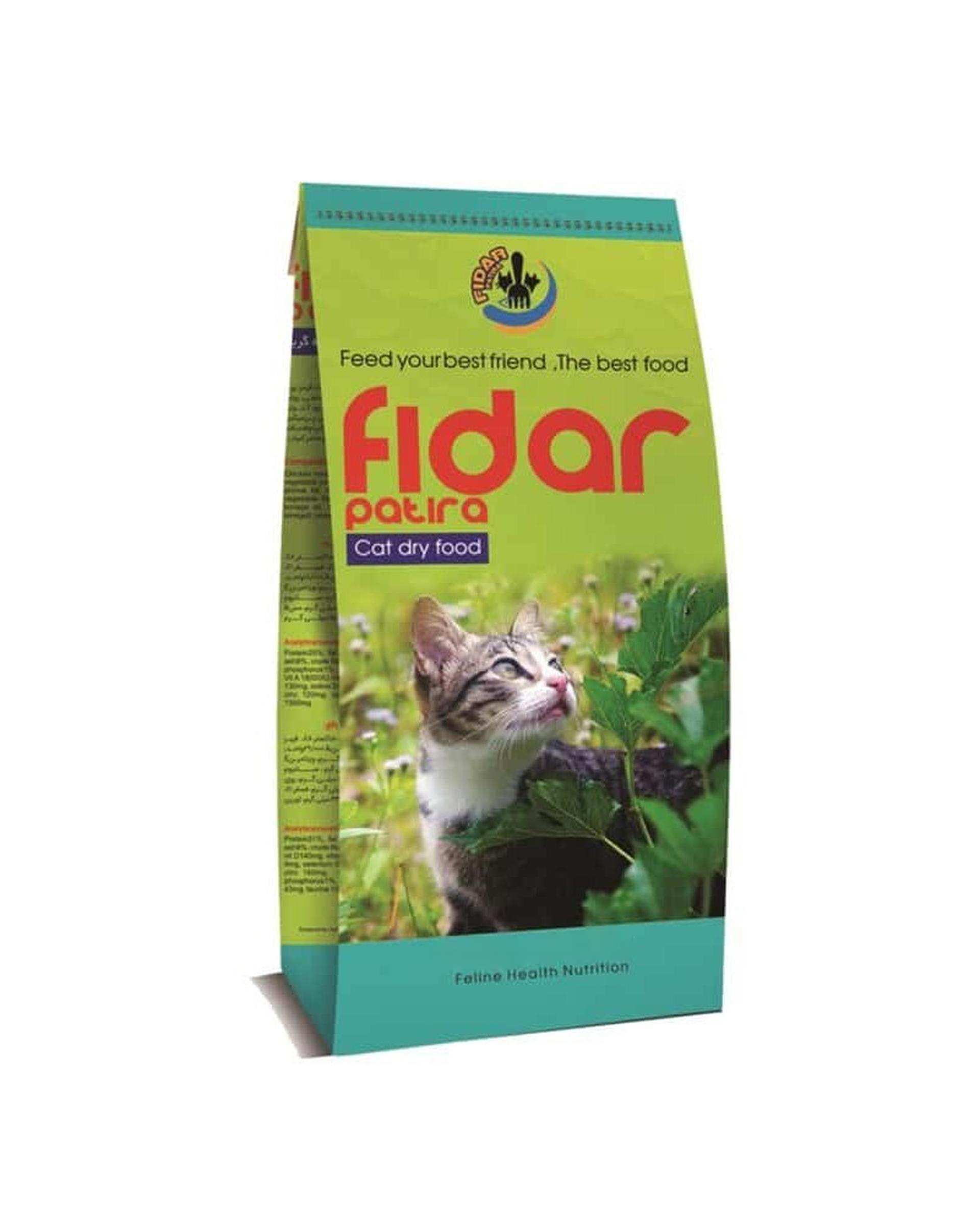 غذای خشک گربه بالغ فیدار Fidar Patira وزن 10 کیلوگرم