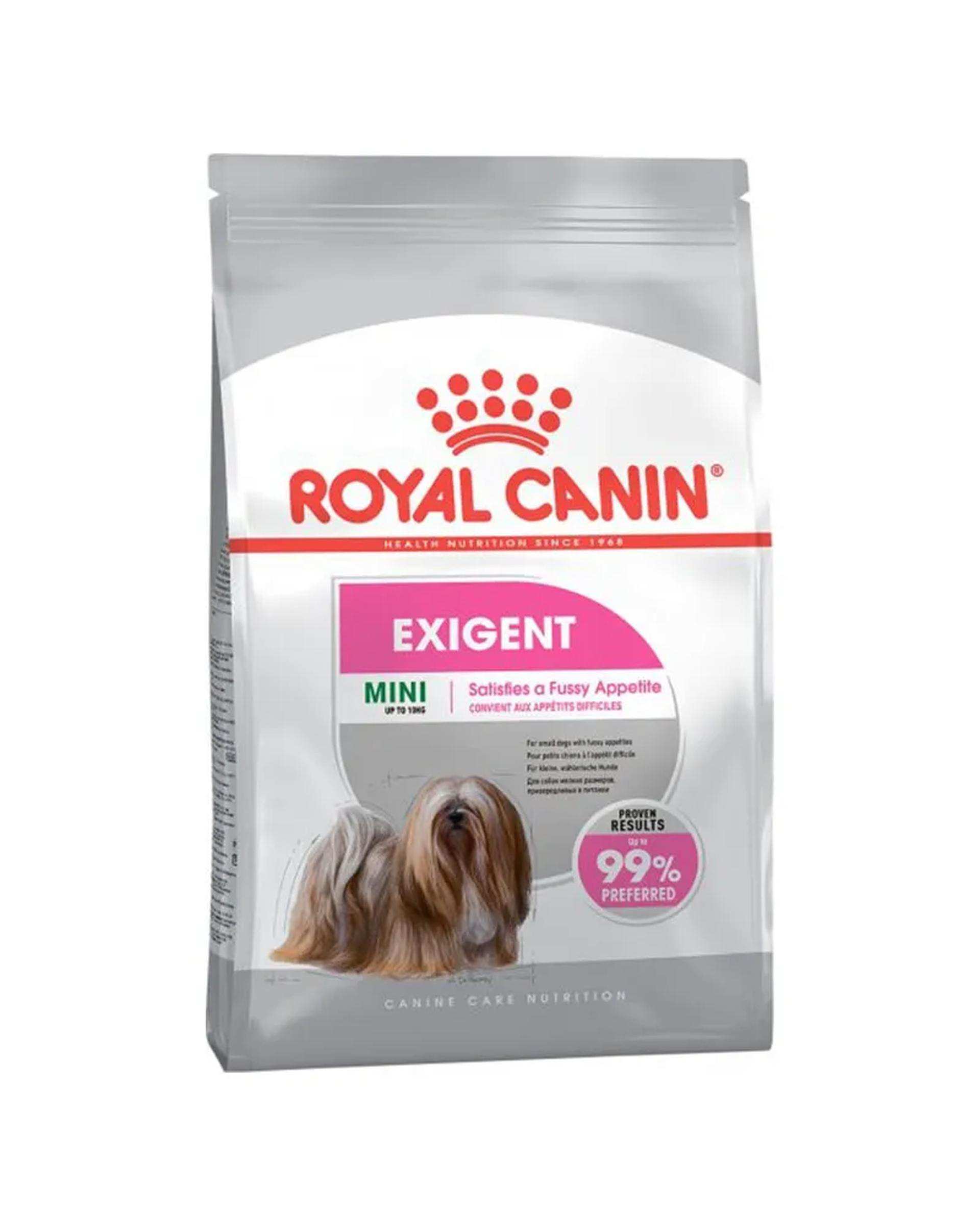 غذای خشک سگ بالغ رویال کنین Royal Canin مدل مینی اگزیجنت Mini Exigent Adult وزن 3 کیلوگرم