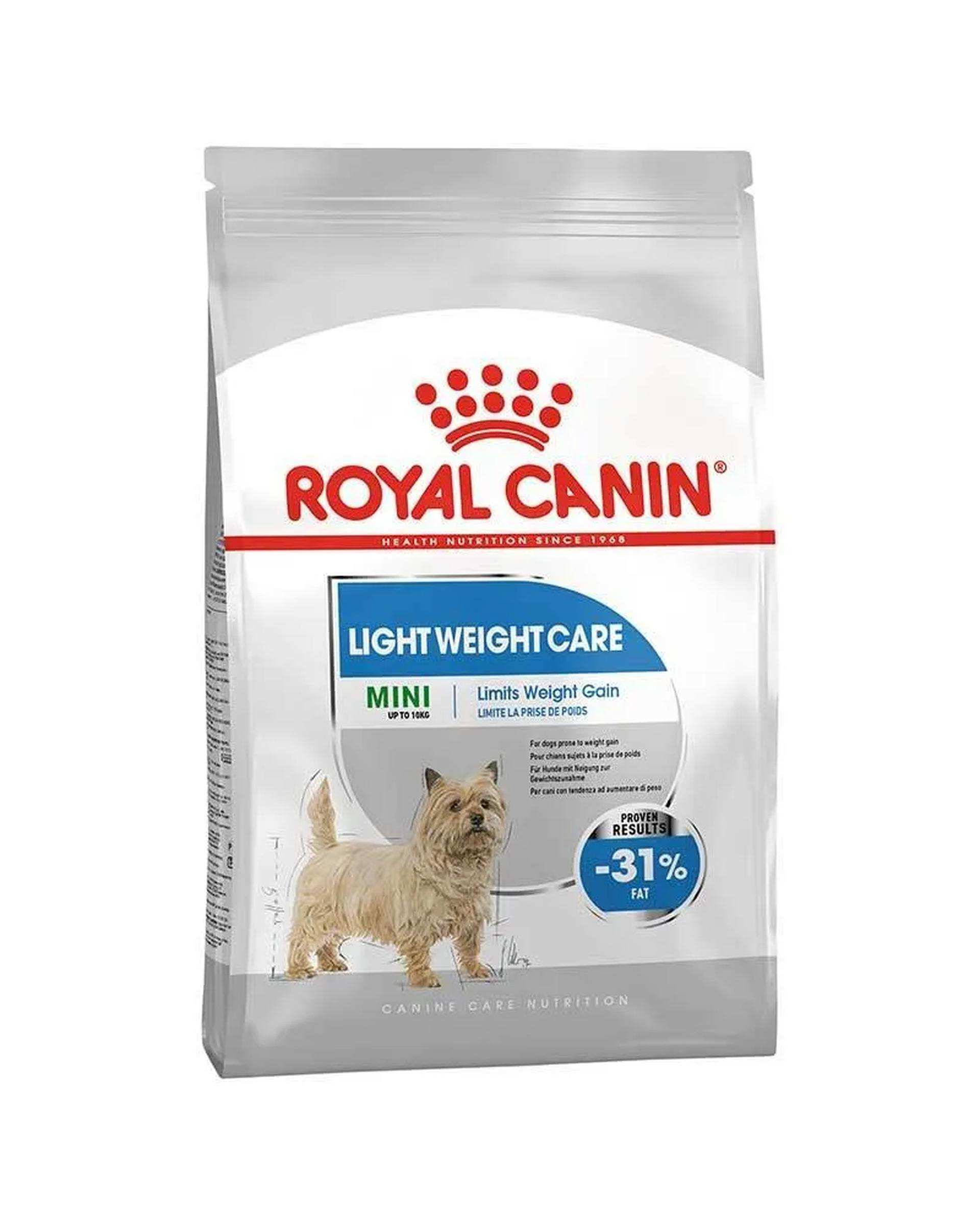 غذای خشک سگ بالغ لایت ویت رویال کنین Royal Canin مدل Mini Light Weight Care Adult وزن 2 کیلوگرم