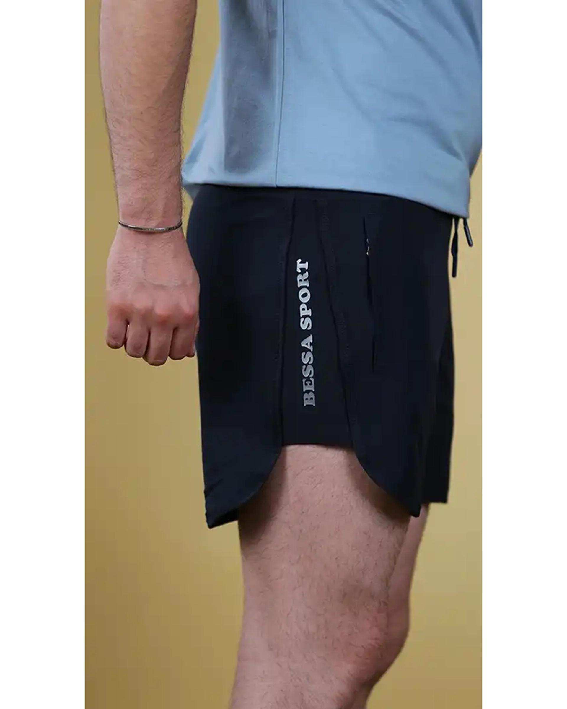 شلوارک ورزشی مردانه 700022 برندس Brands