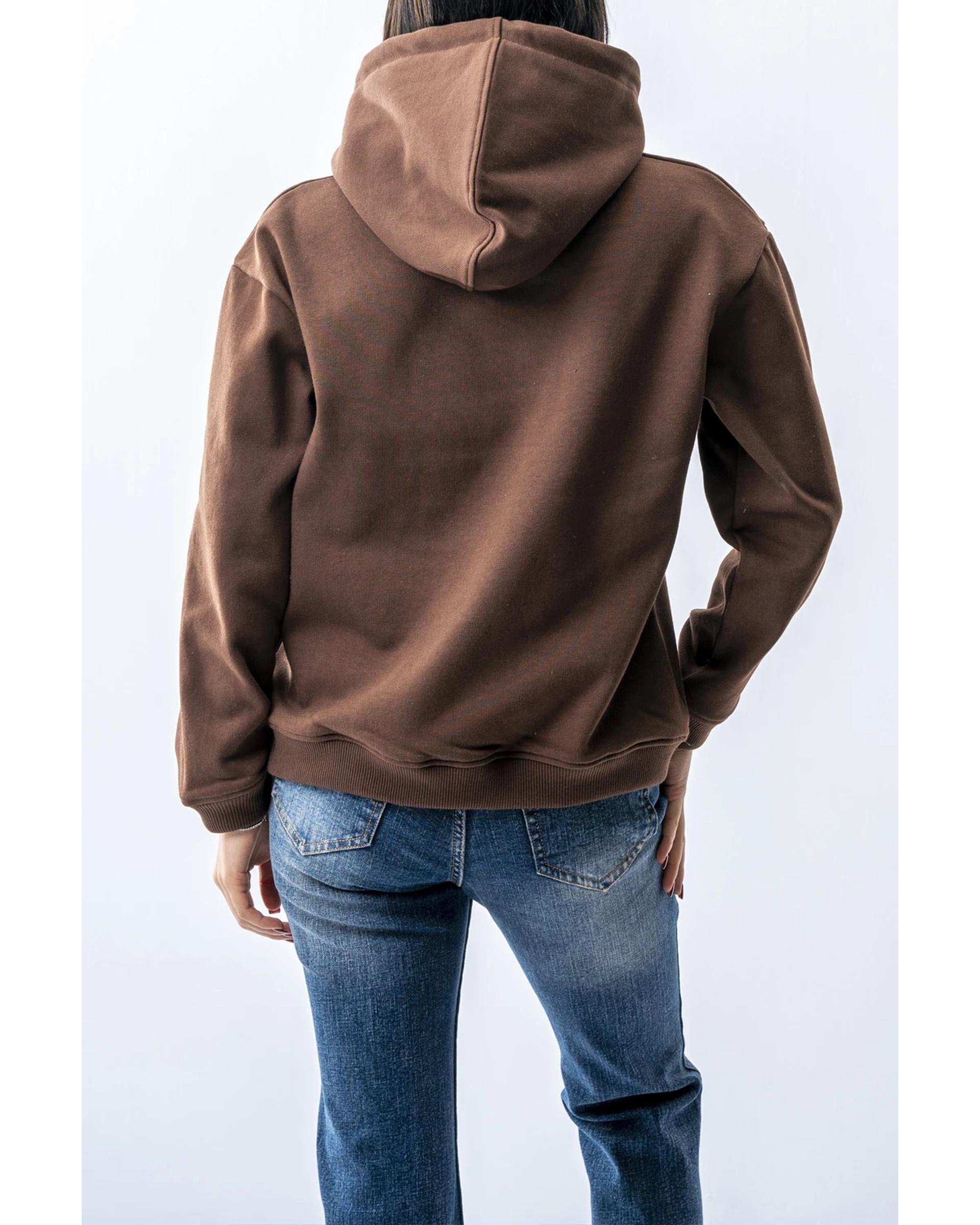 هودی زنانه قهوه ای آر ان اس RNS کد 11102637