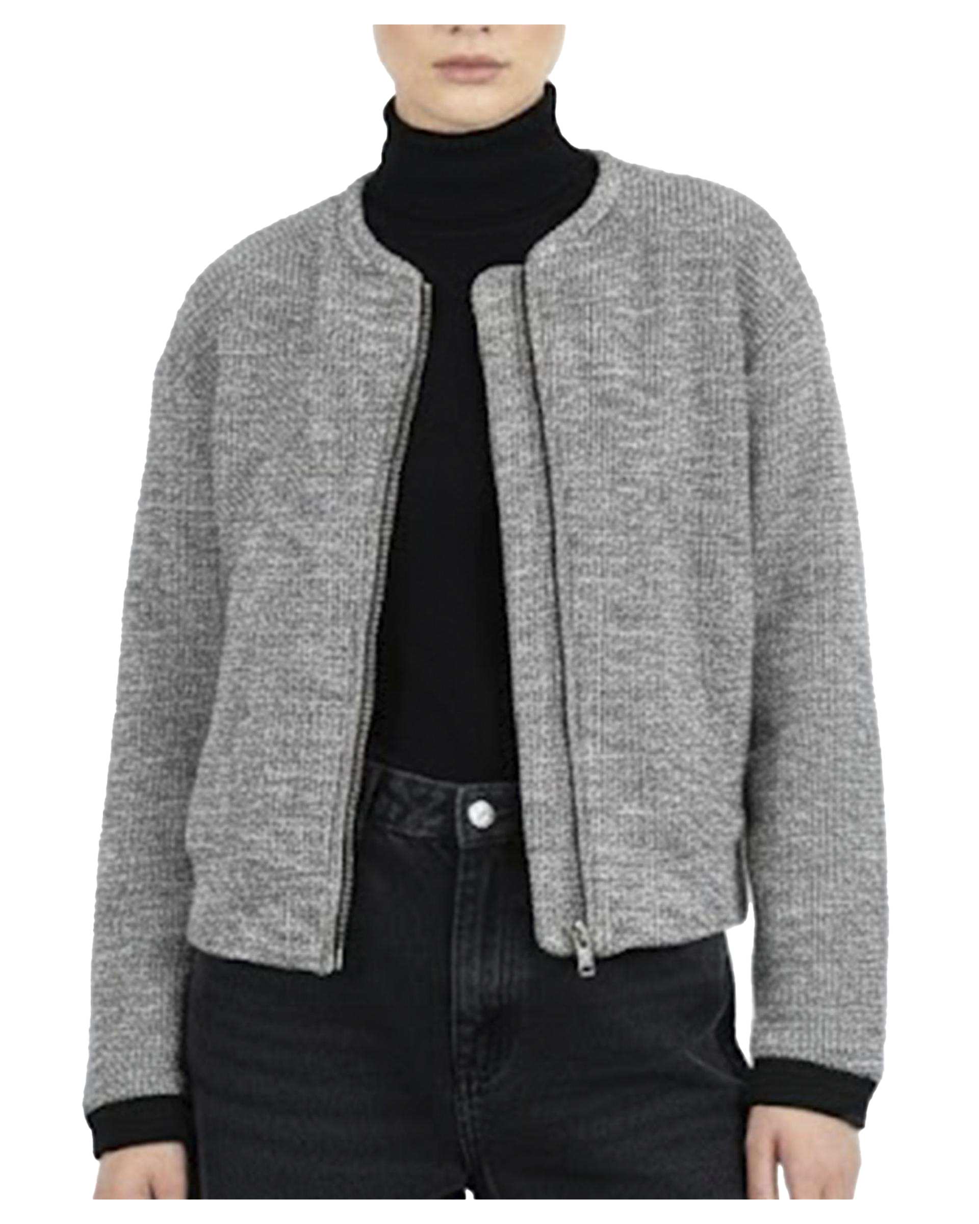 کت زنانه طوسی مشکی آر ان اس RNS کد 11122617