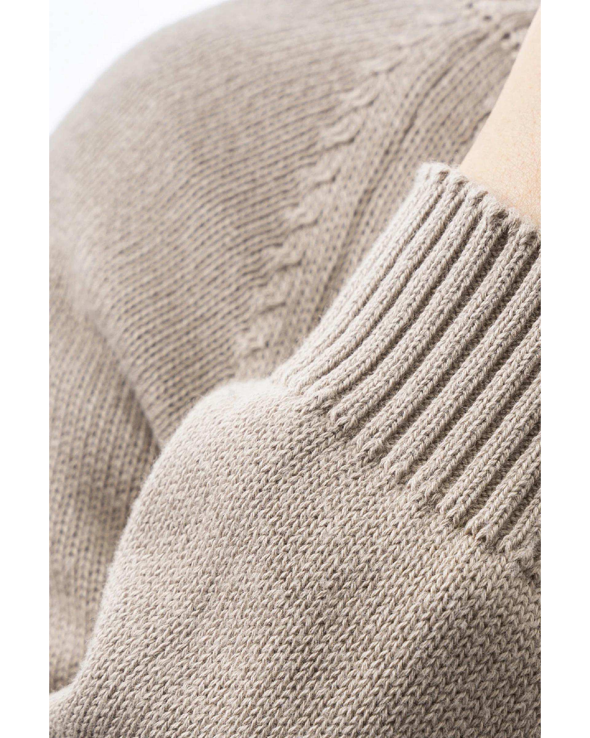 پلیور زنانه آستین بلند یقه گرد نسکافه ای آر ان اس RNS کد 11232506