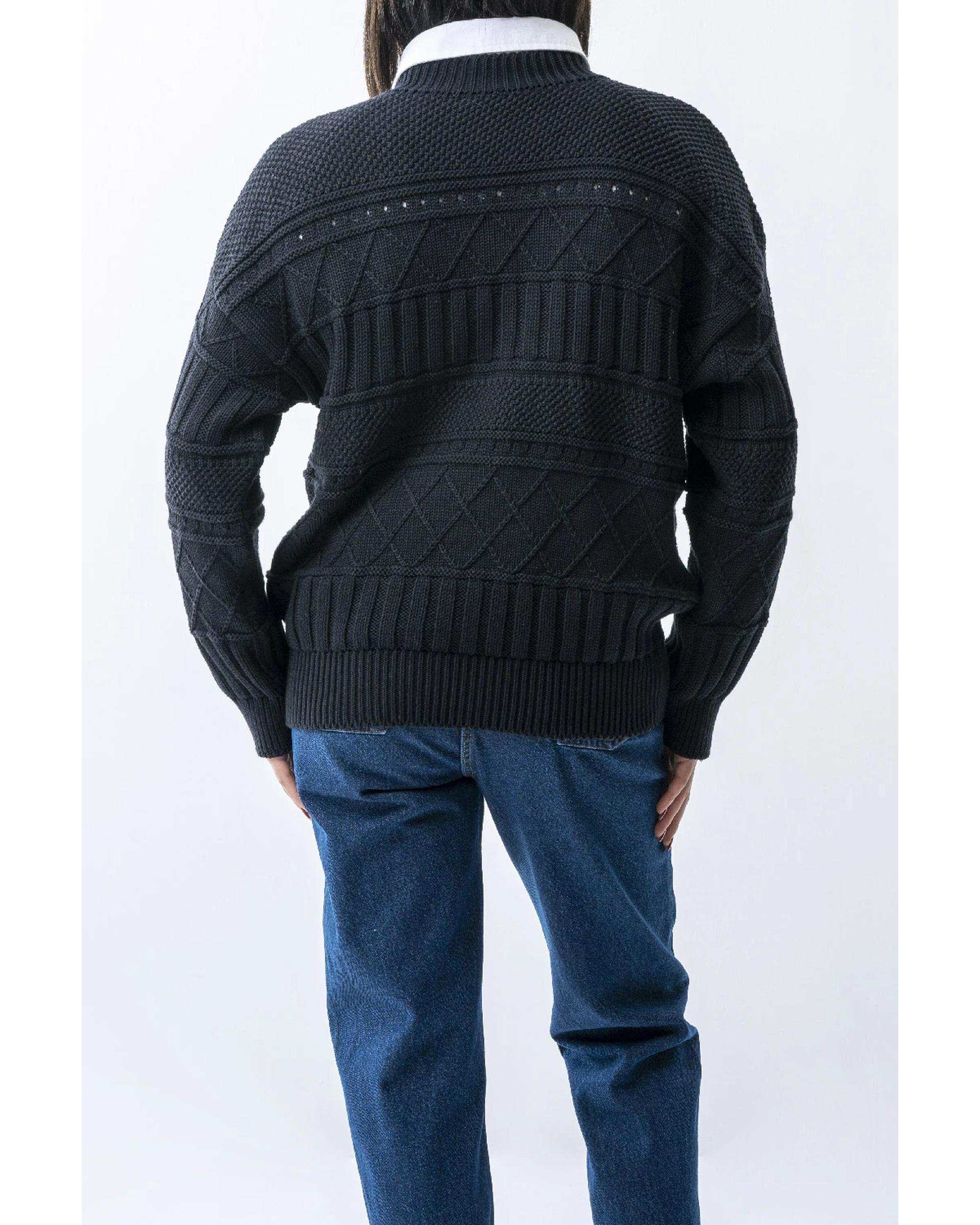 پلیور زنانه آستین بلند مشکی آر ان اس RNS کد 11232572