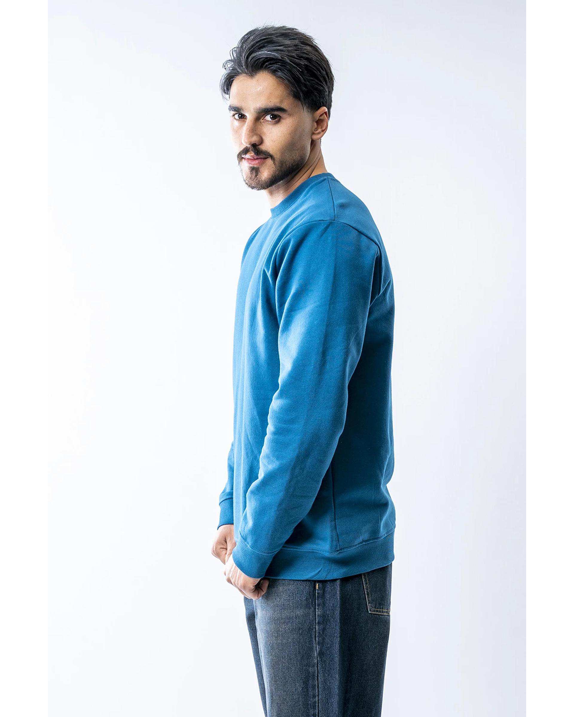 سویشرت مردانه آستین بلند آبی جین آر ان اس RNS کد 12032565