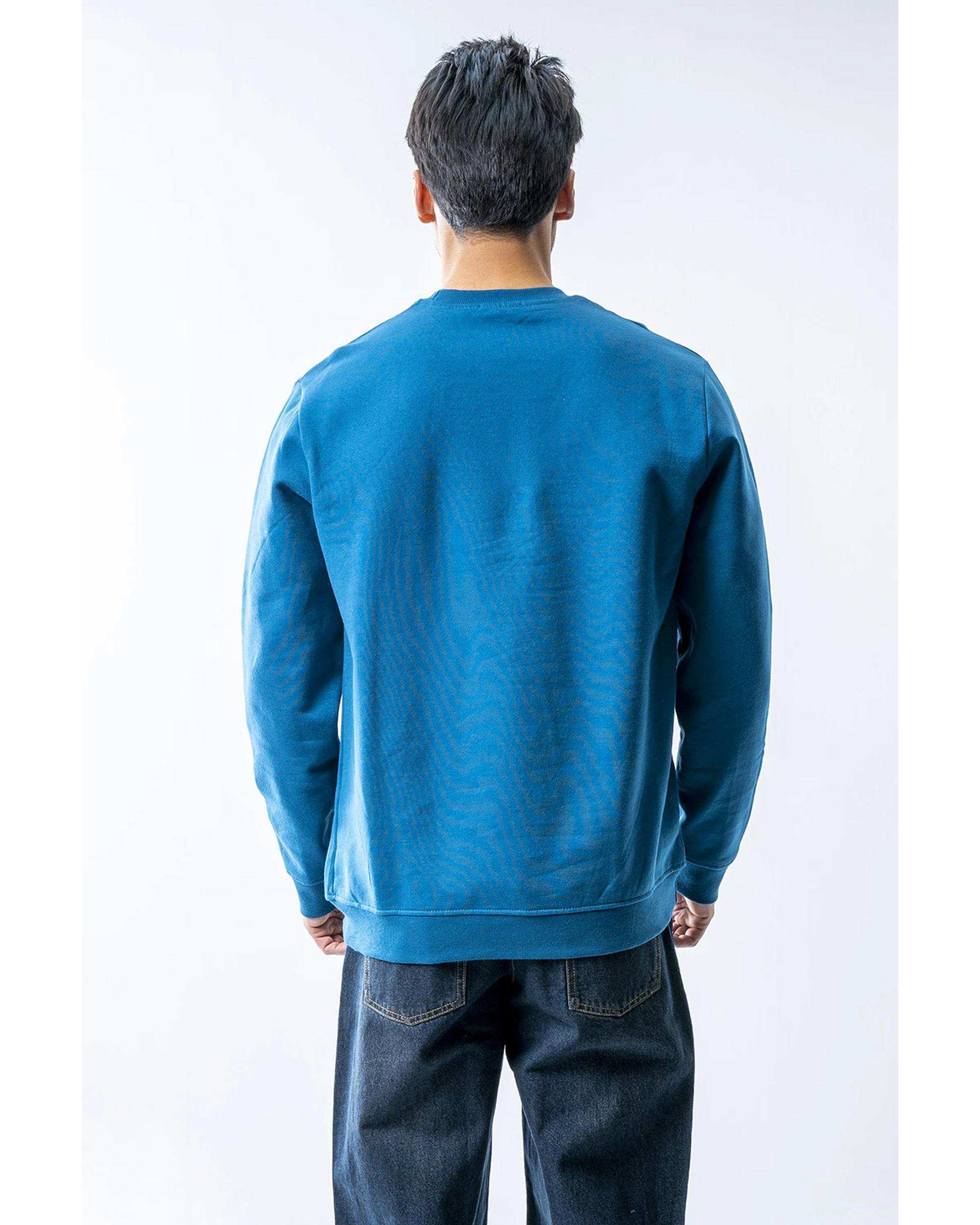 سویشرت مردانه آستین بلند آبی جین آر ان اس RNS کد 12032565