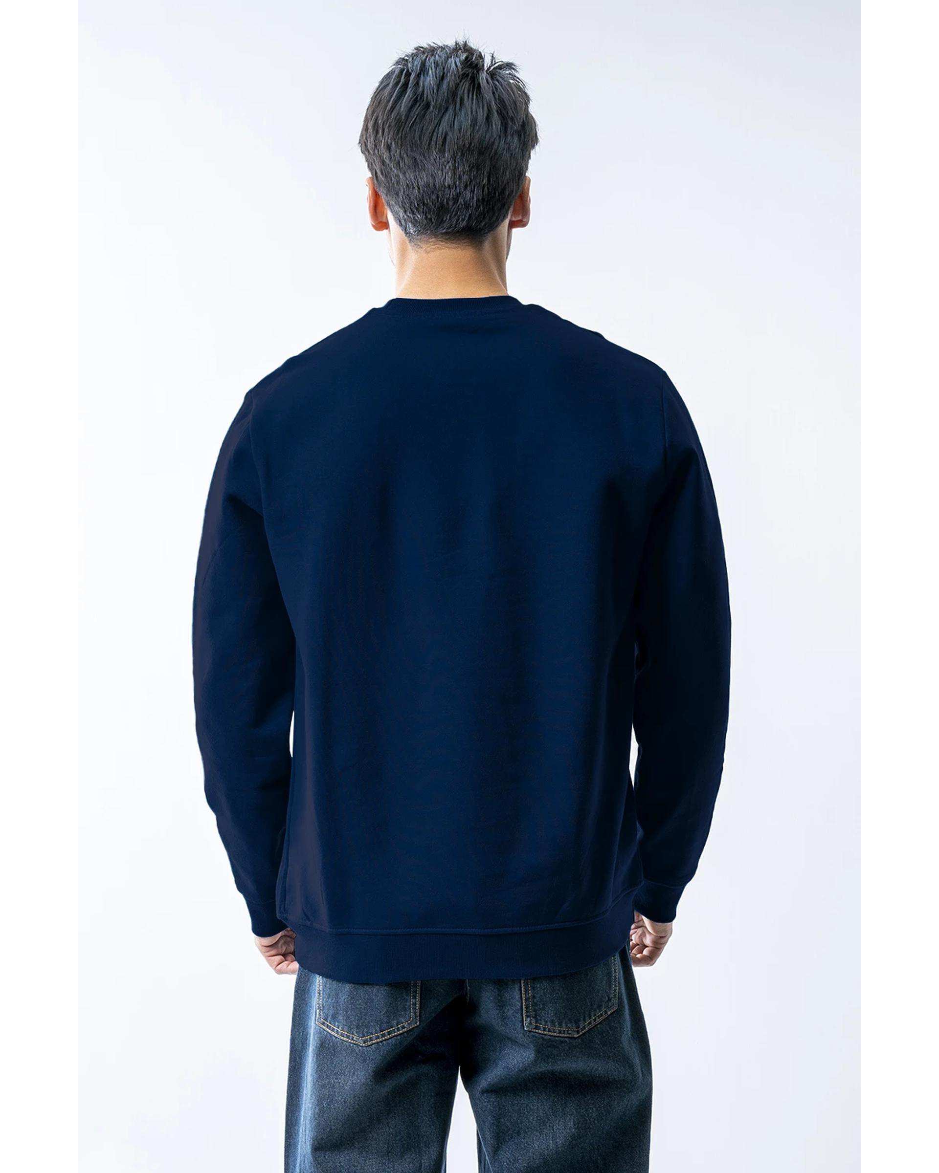 سویشرت مردانه آستین بلند سرمه ای آر ان اس RNS کد 12032565