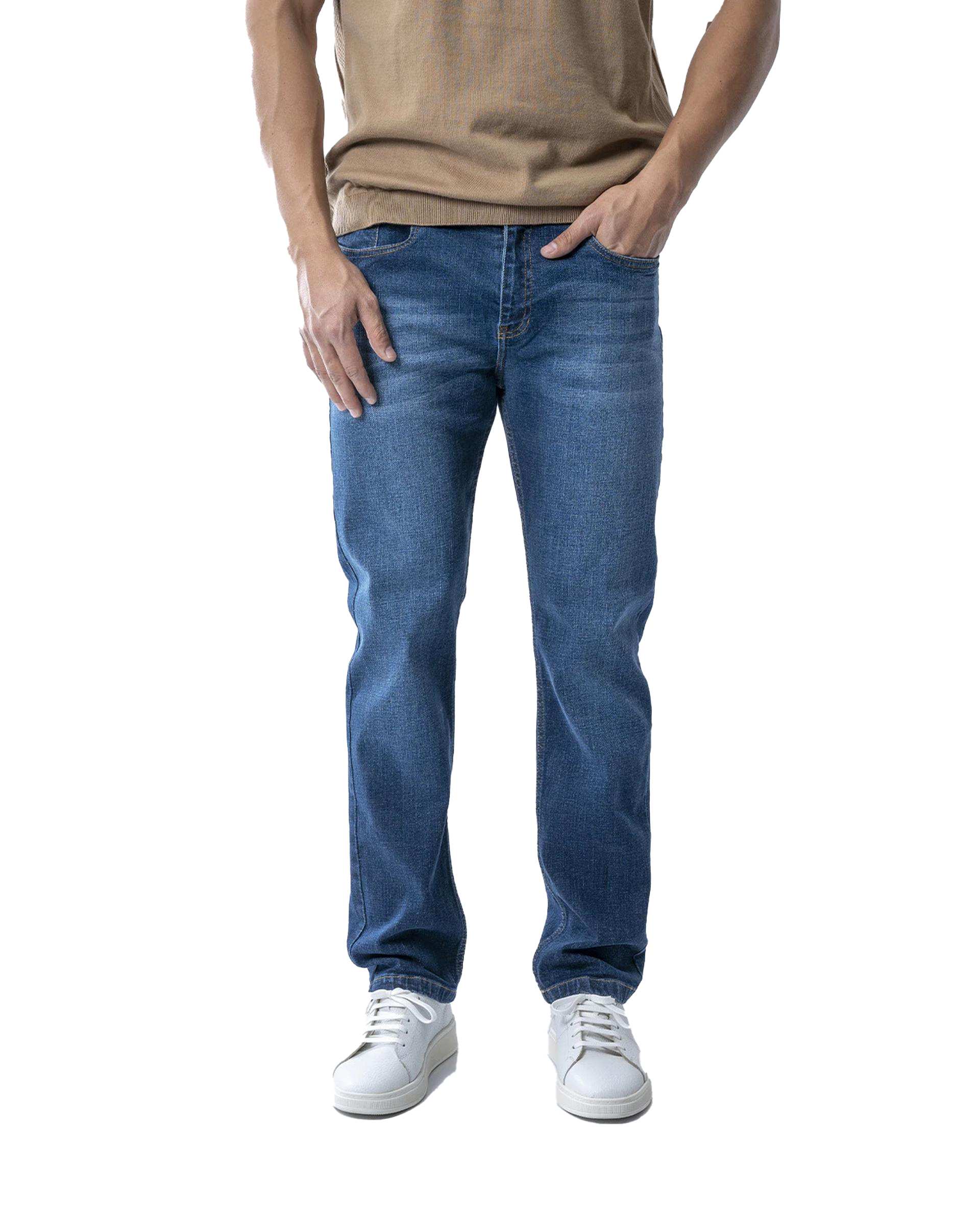 شلوار جین مردانه اسلیم آبی آر ان اس RNS کد 12042544