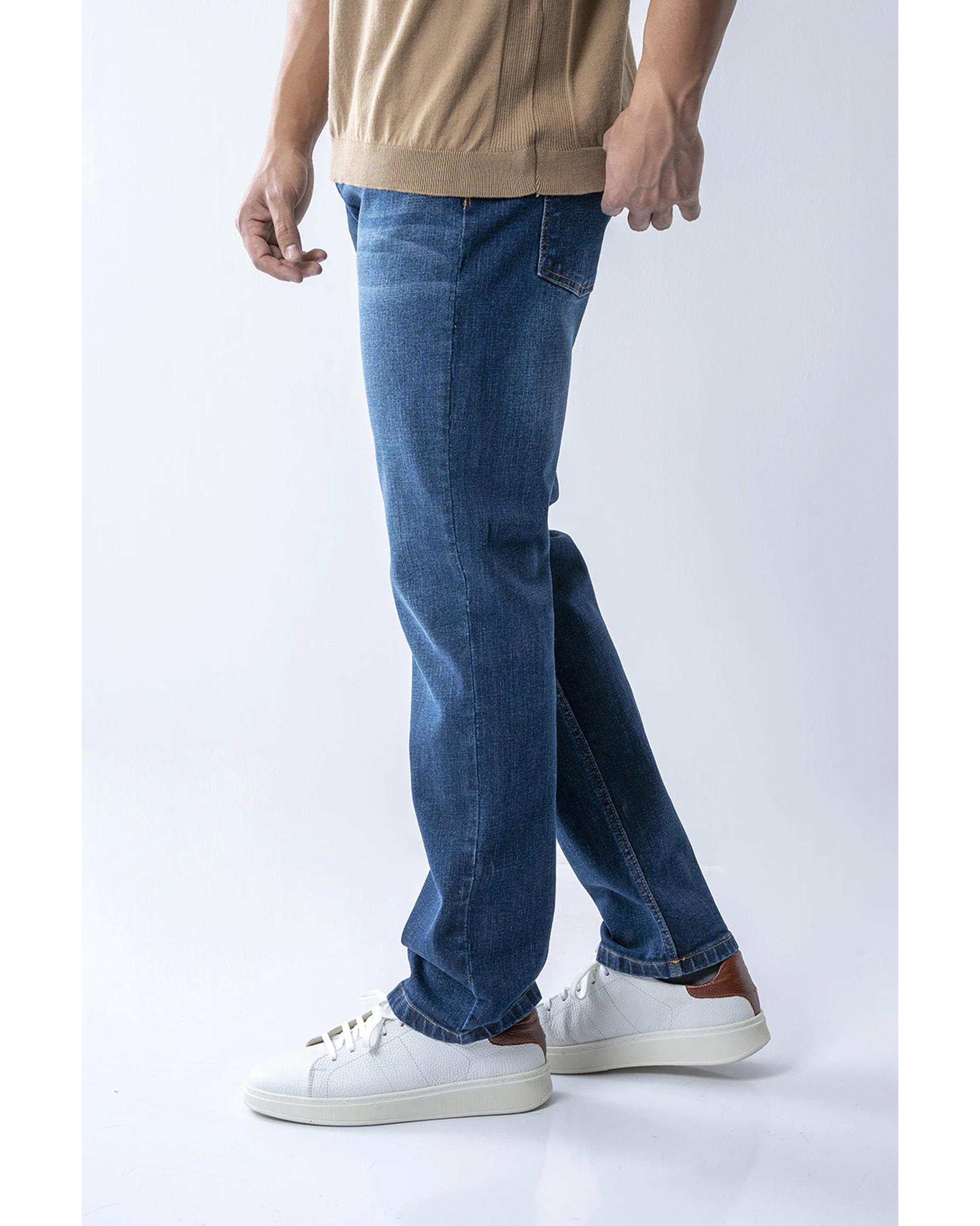 شلوار جین مردانه اسلیم آبی آر ان اس RNS کد 12042544