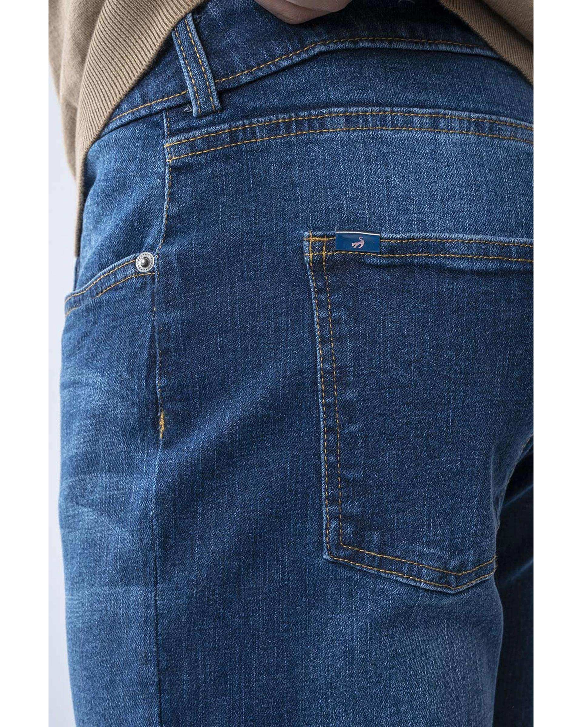 شلوار جین مردانه اسلیم آبی آر ان اس RNS کد 12042544