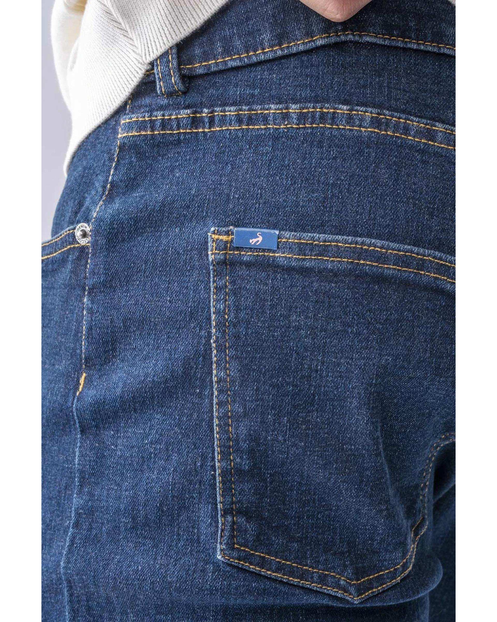 شلوار جین مردانه اسلیم سرمه ای آر ان اس RNS کد 12042544