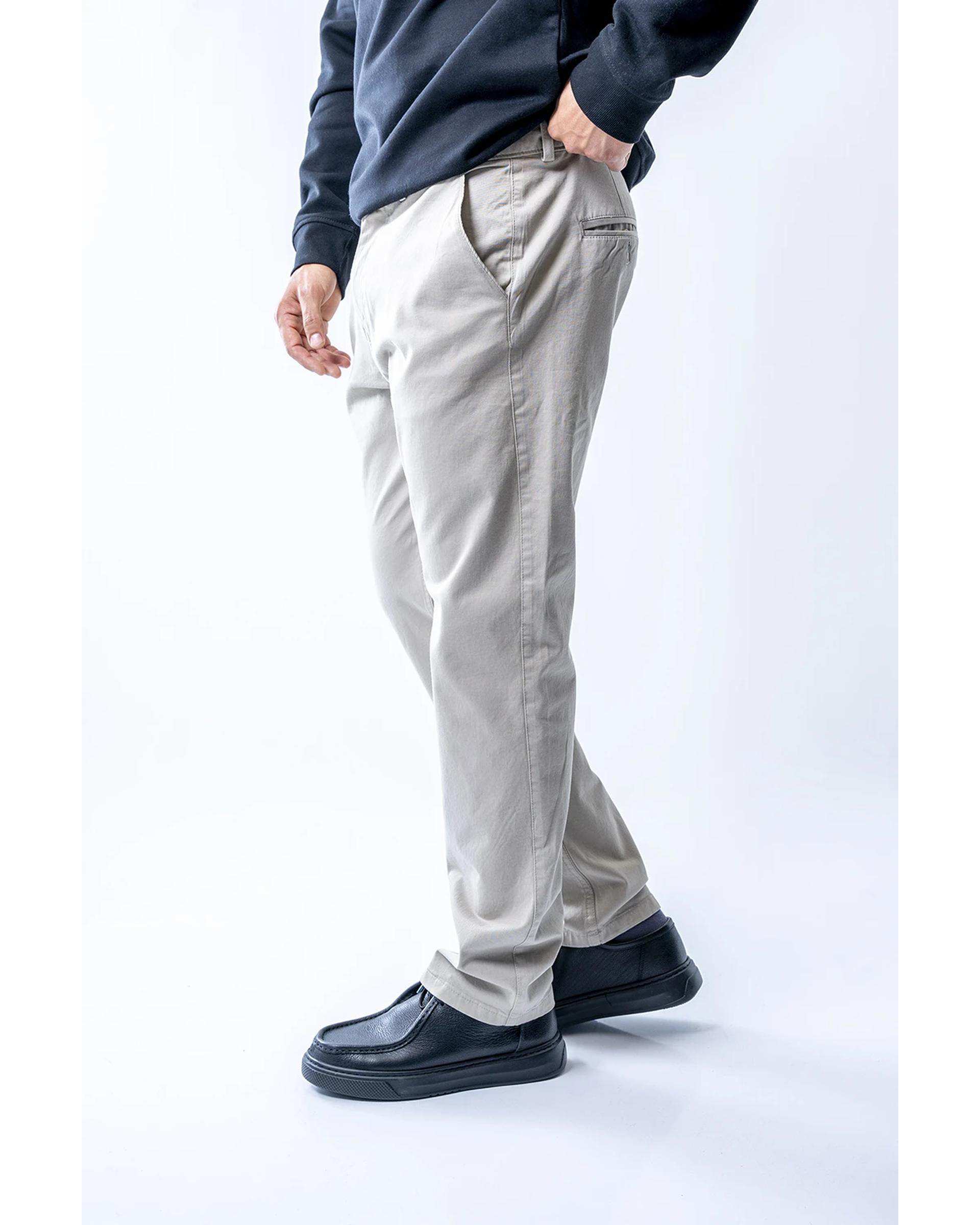 شلوار کتان مردانه اسلیم کرم آر ان اس RNS کد 12042584