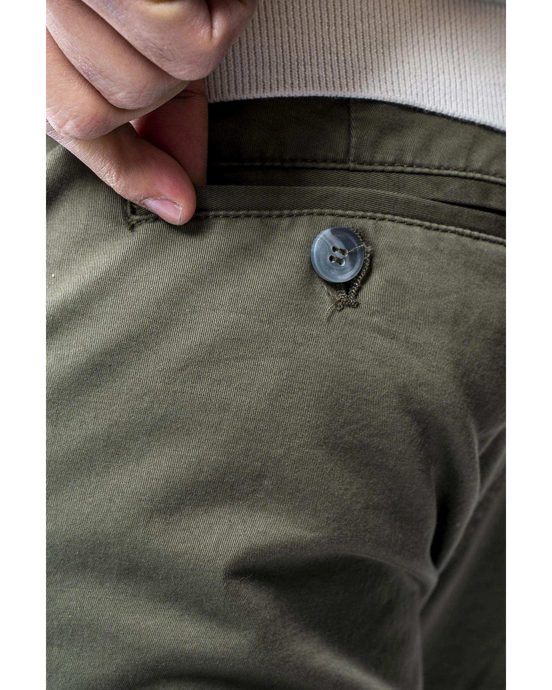 شلوار کتان مردانه اسلیم سبز آر ان اس RNS کد 12042584