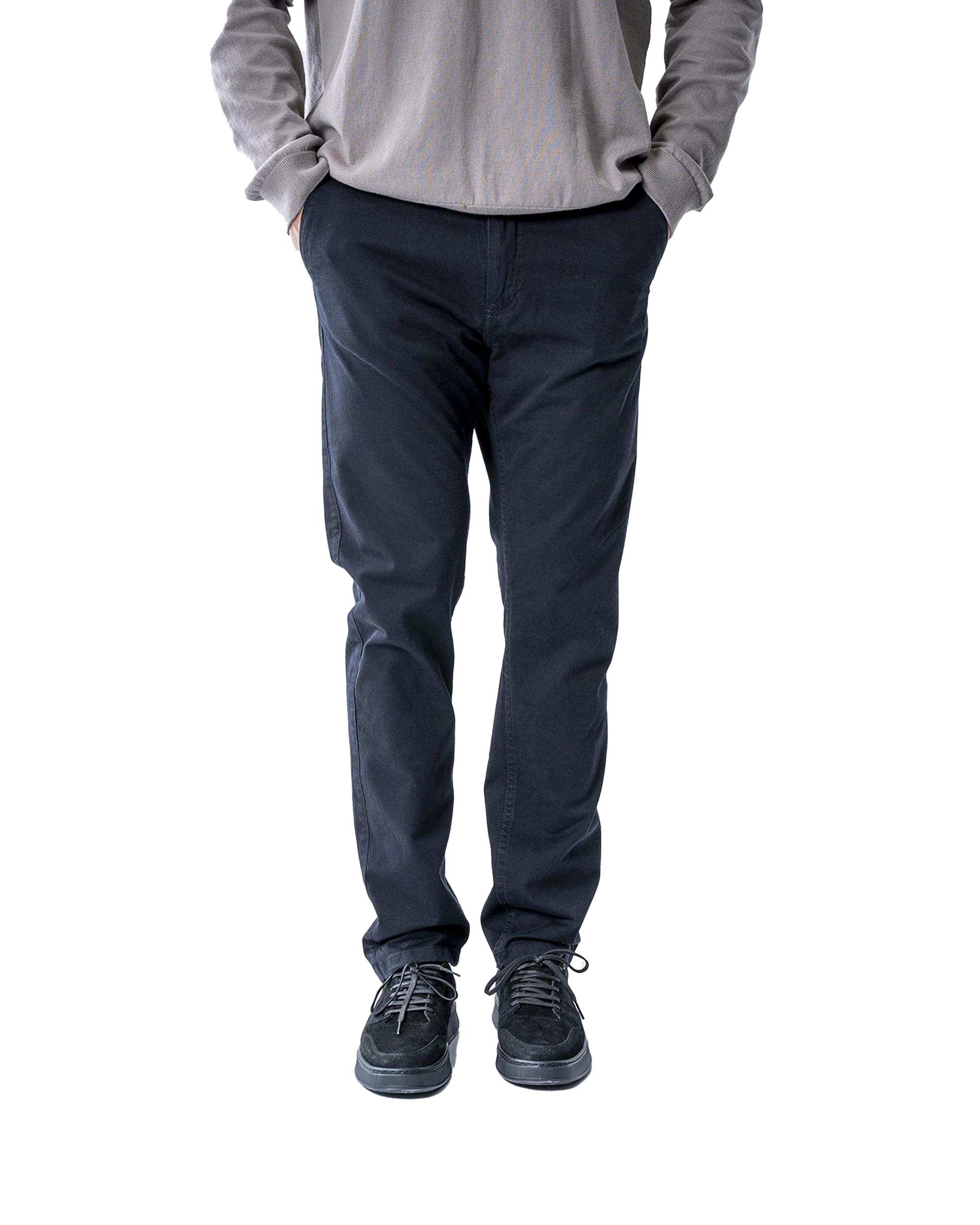 شلوار کتان مردانه اسلیم مشکی آر ان اس RNS کد 12042584