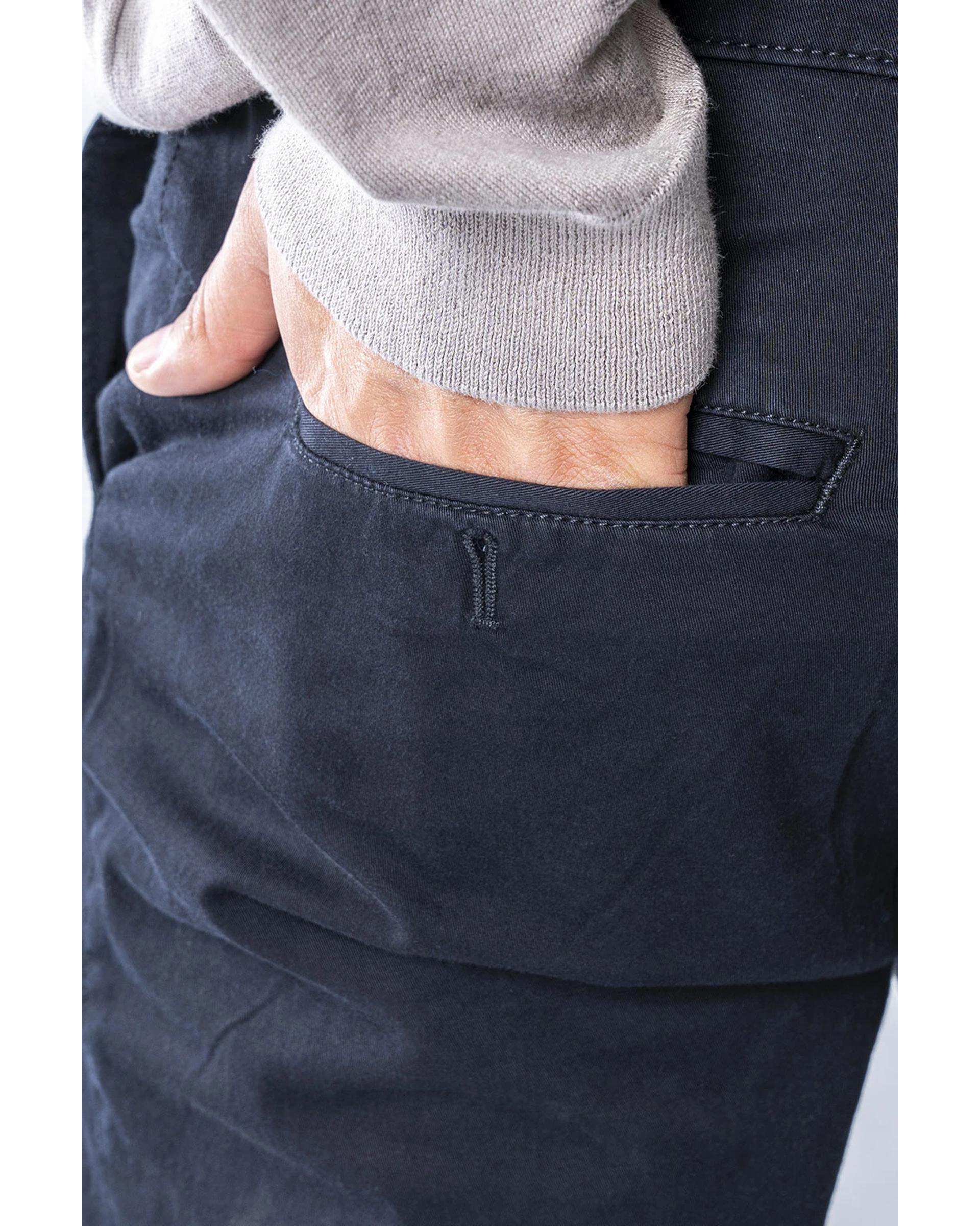 شلوار کتان مردانه اسلیم مشکی آر ان اس RNS کد 12042584