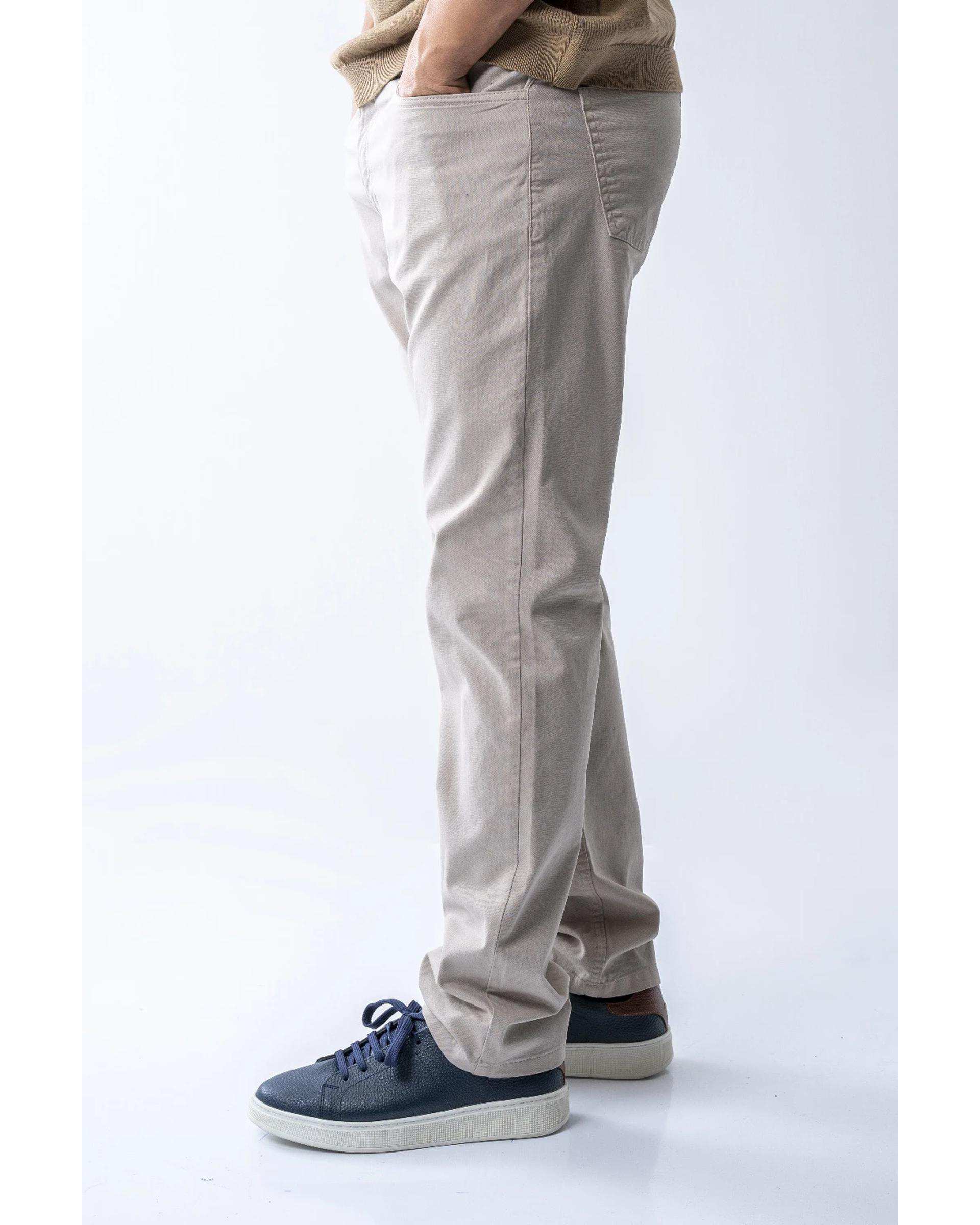 شلوار کتان مردانه رگولار استخوانی آر ان اس RNS کد 12042598