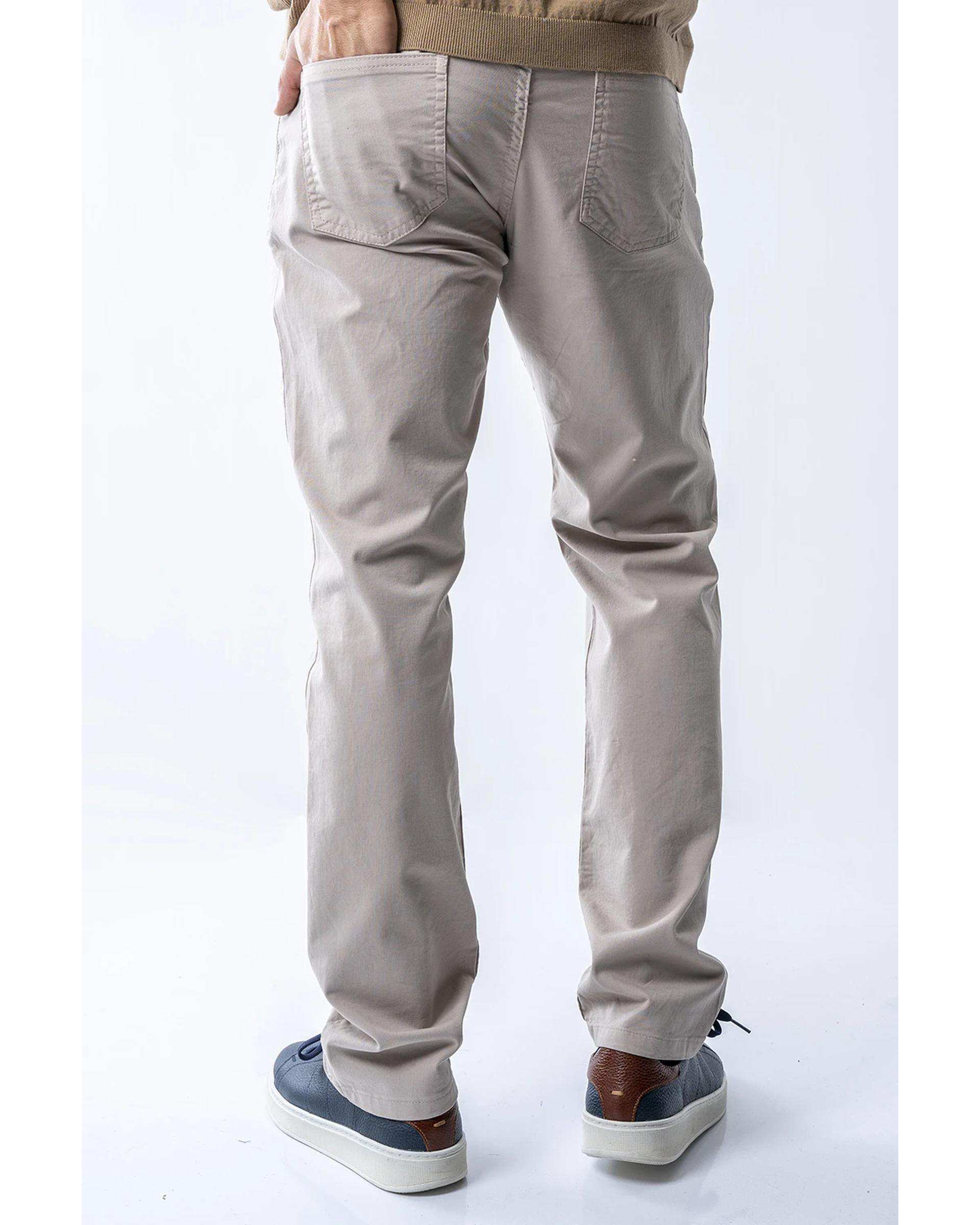 شلوار کتان مردانه رگولار استخوانی آر ان اس RNS کد 12042598