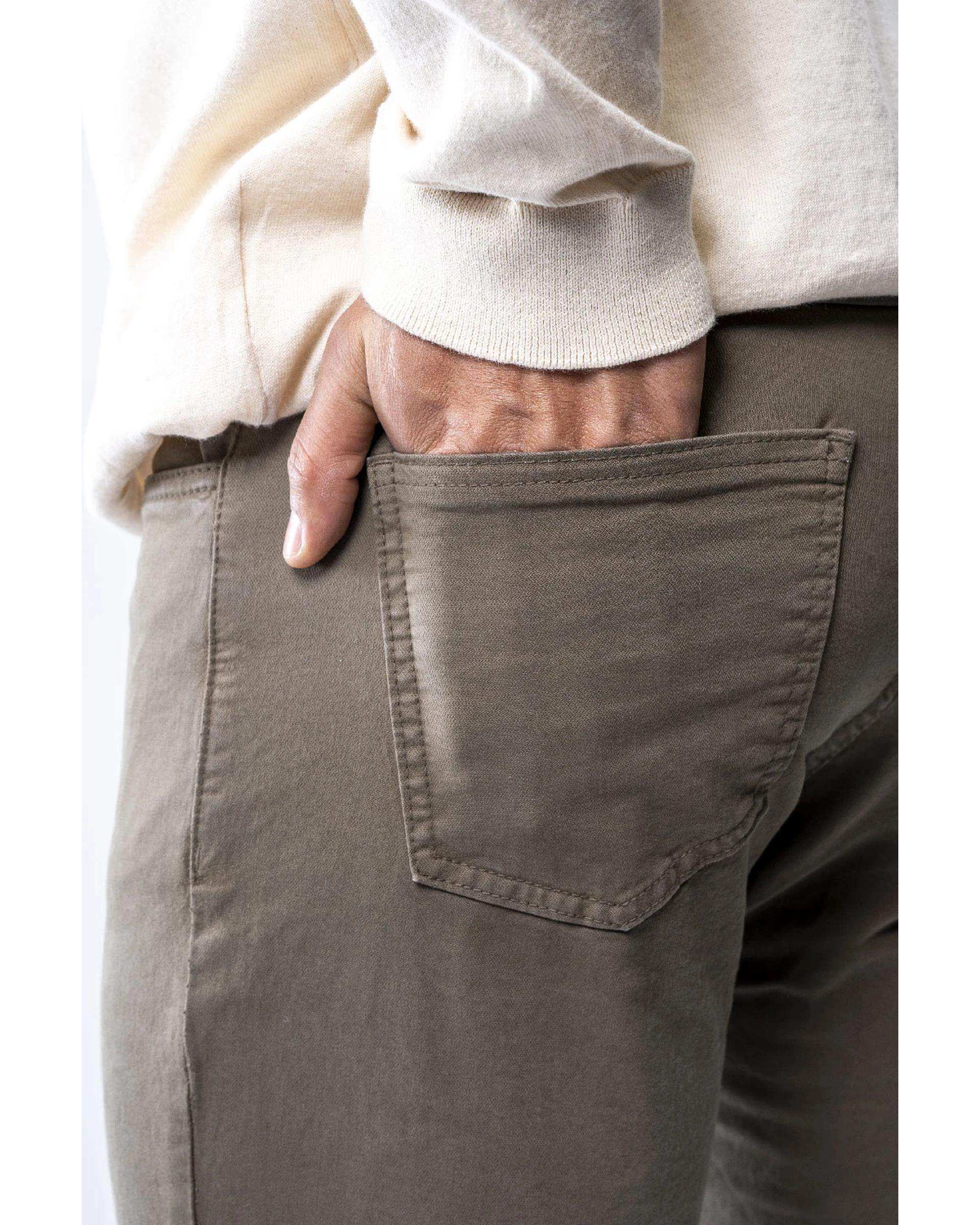 شلوار کتان مردانه رگولار سبز آر ان اس RNS کد 12042598