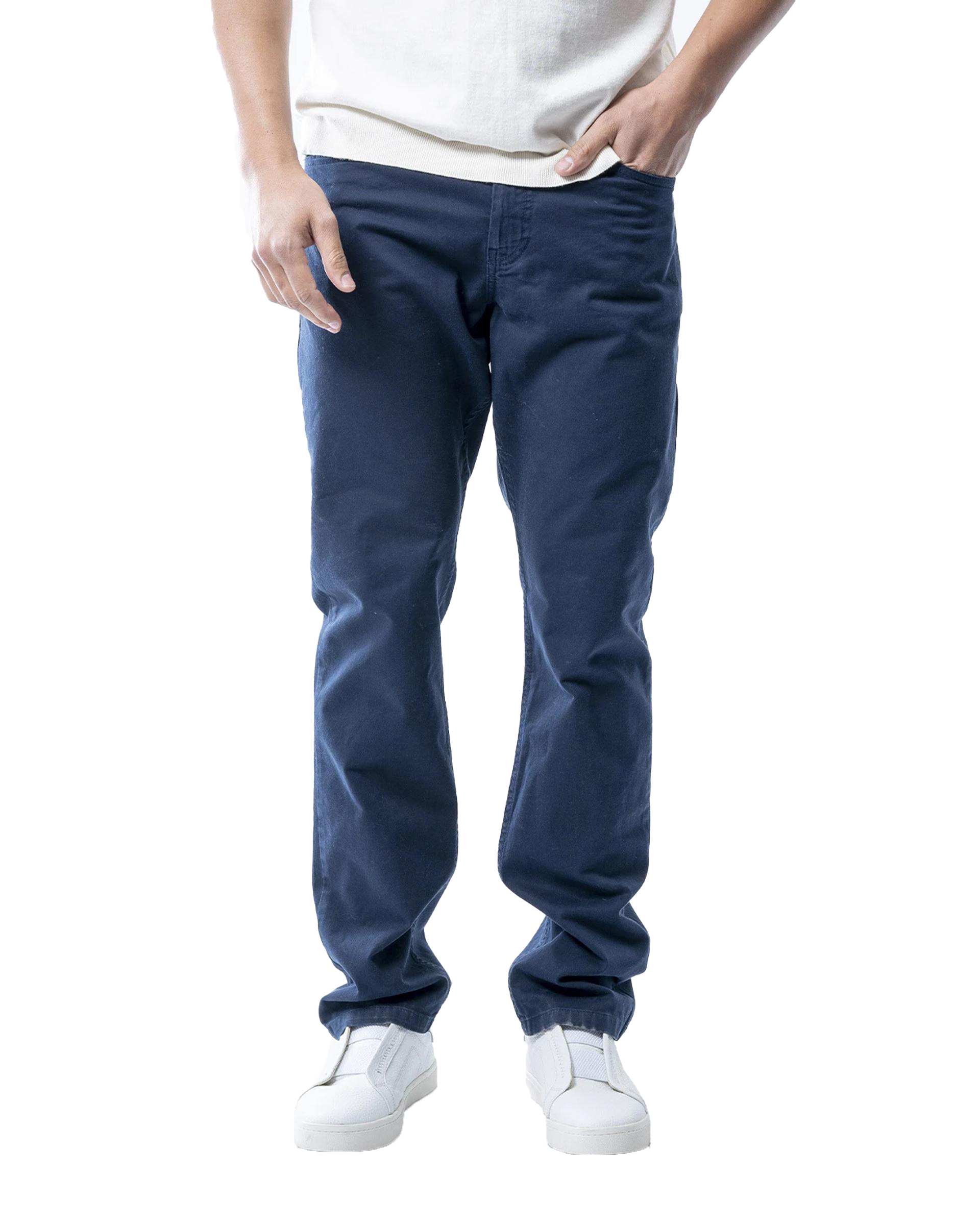 شلوار کتان مردانه رگولار سرمه ای آر ان اس RNS کد 12042598