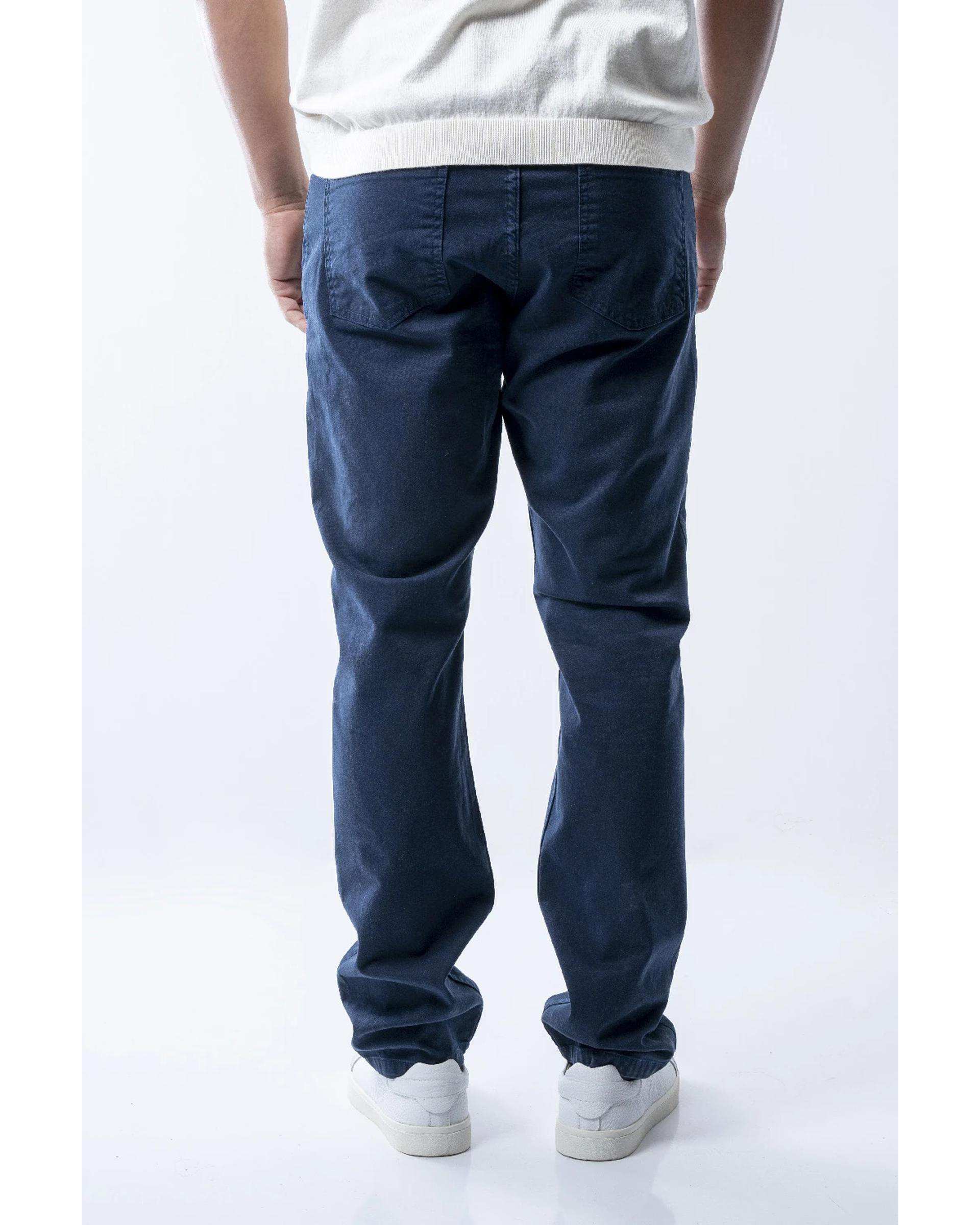 شلوار کتان مردانه رگولار سرمه ای آر ان اس RNS کد 12042598