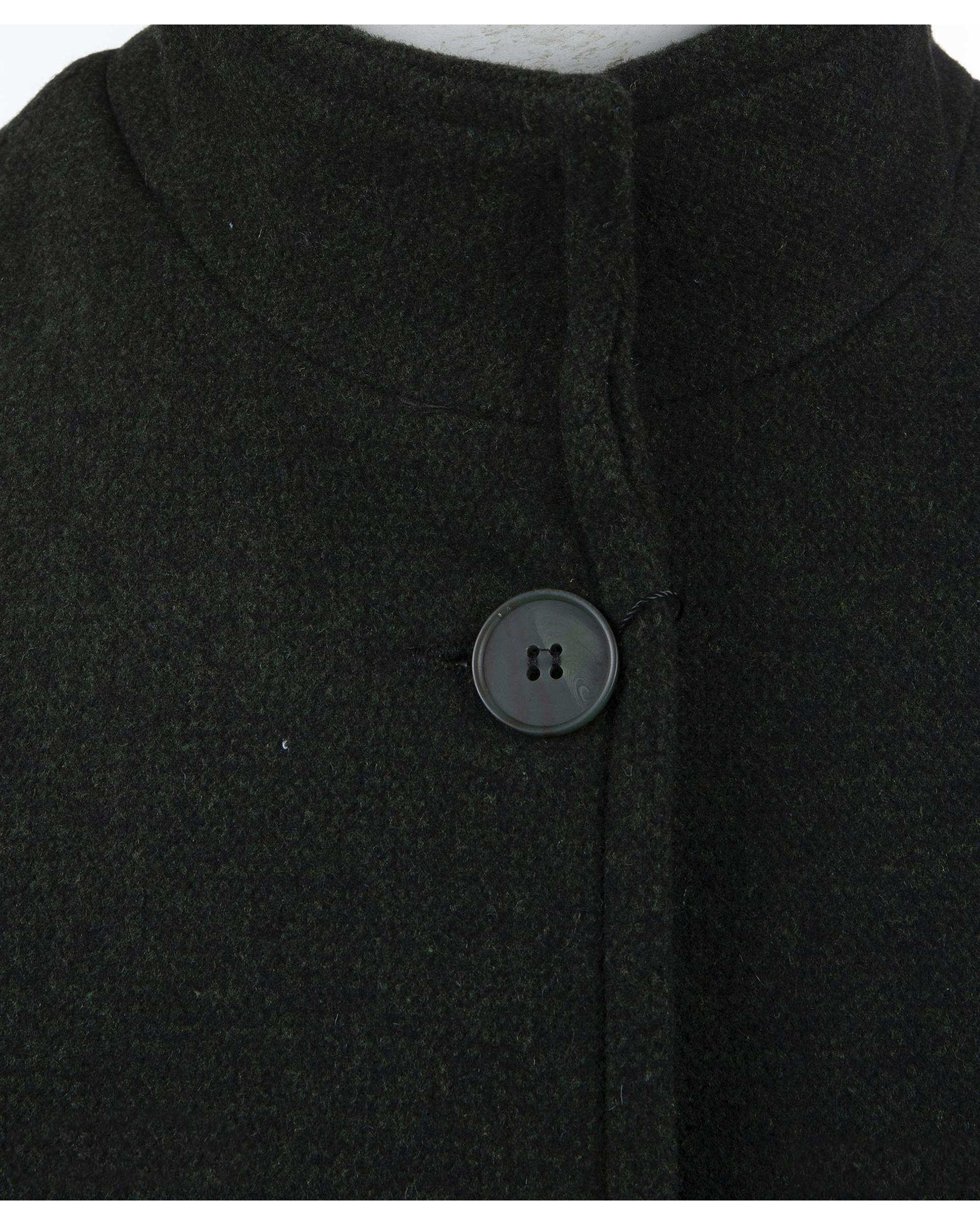 کت فوتر مردانه یقه ایستاده سبز تیره آر ان اس RNS کد 12122630