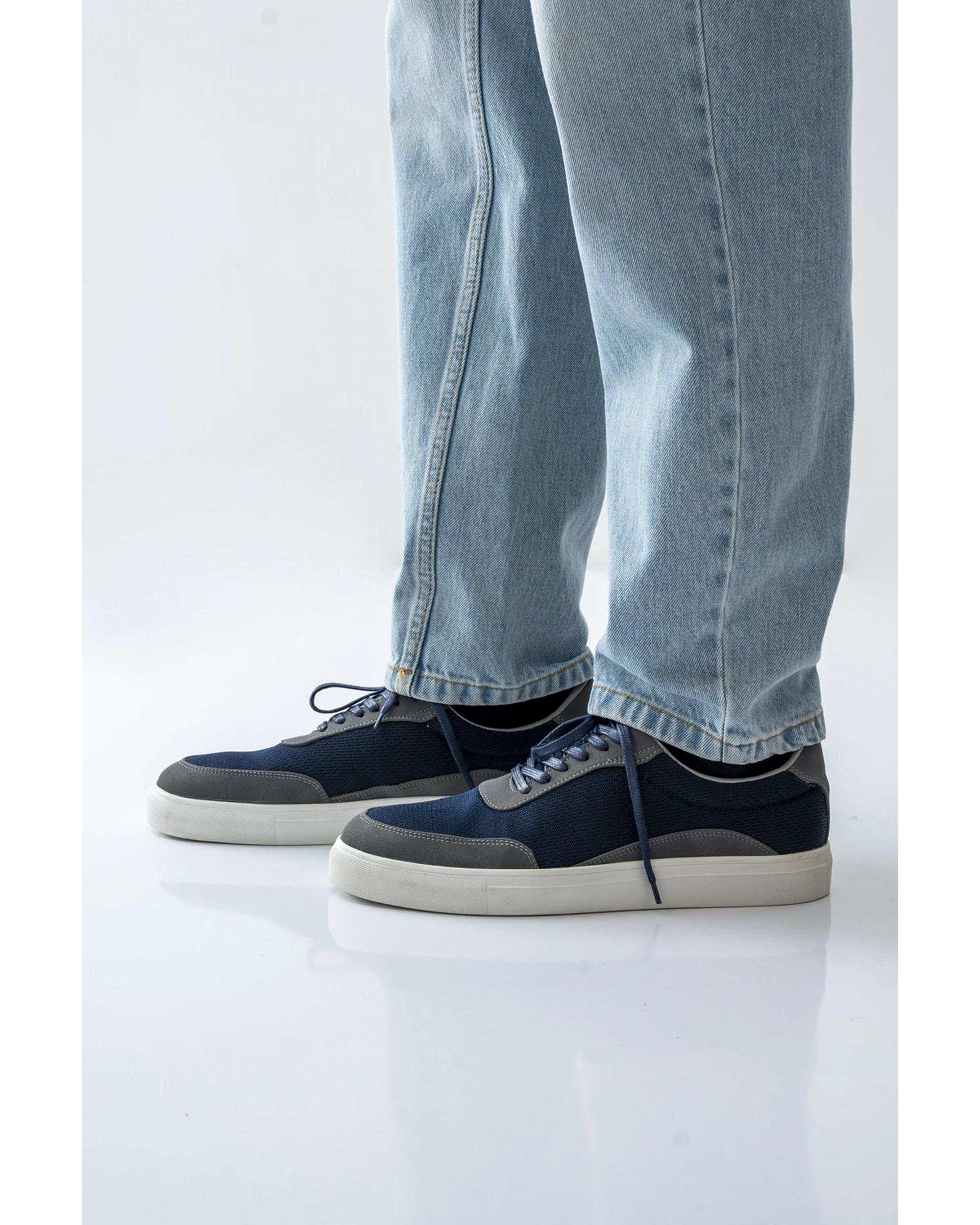 کفش مردانه کژوال سرمه ای آر ان اس RNS کد 12152458