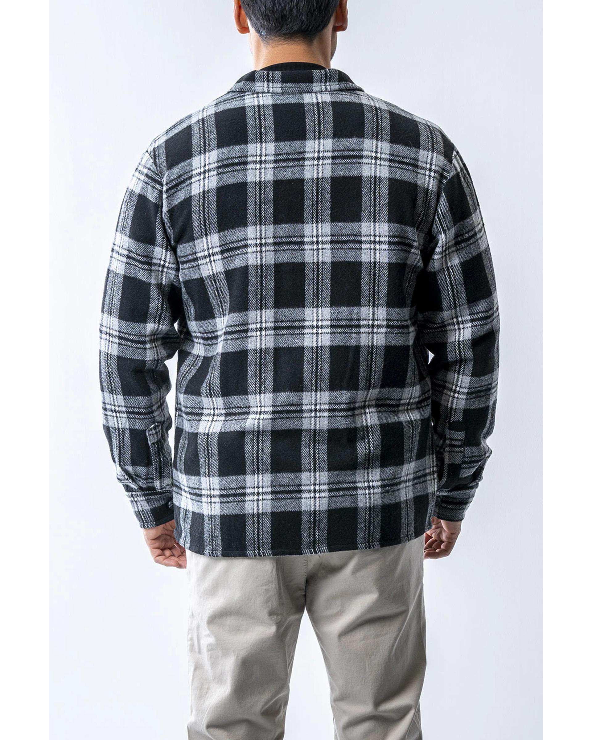 پیراهن پشمی مردانه آستین بلند مشکی آر ان اس RNS کد 12202613