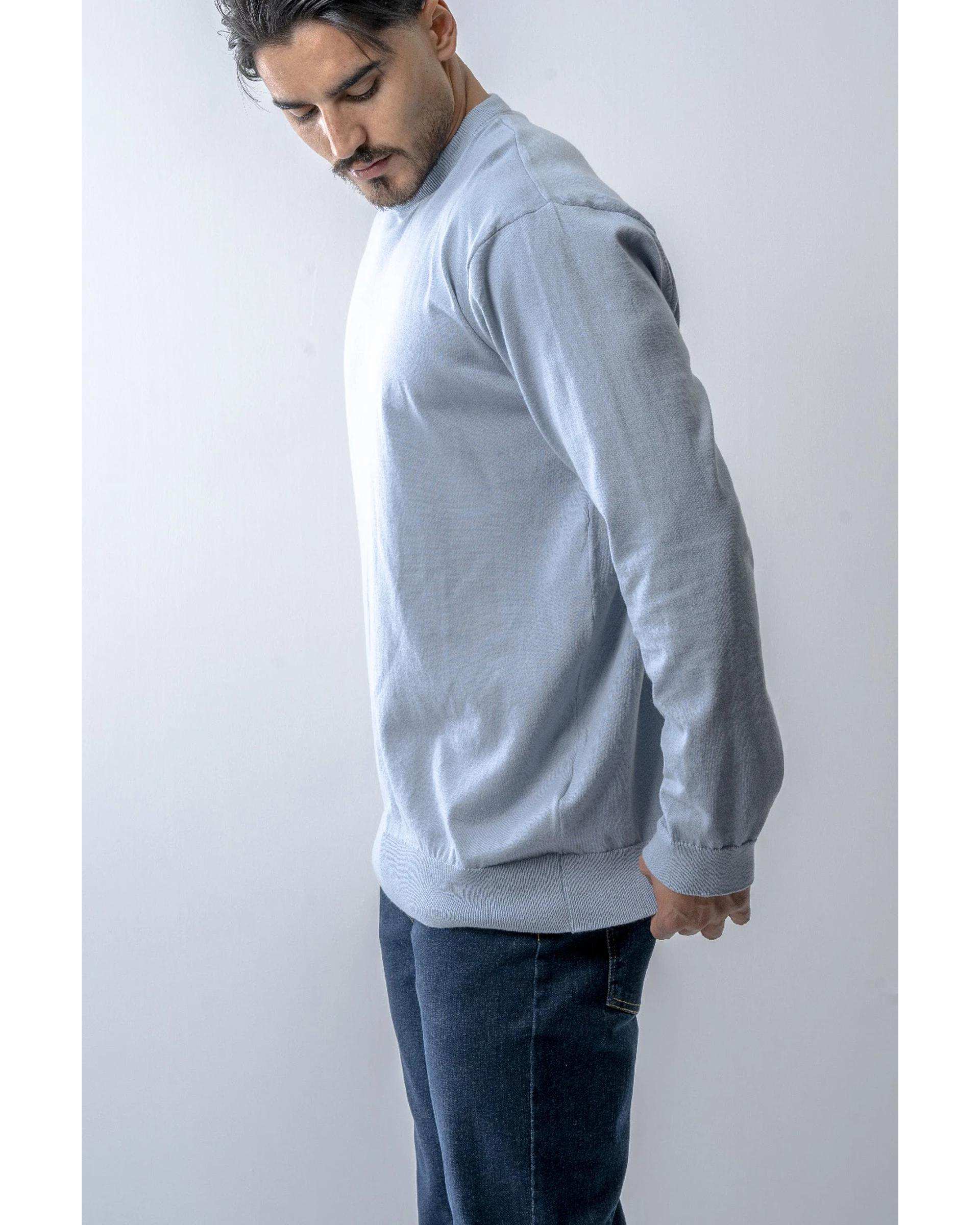 پلیور مردانه آبی آسمانی آر ان اس RNS کد 12232576