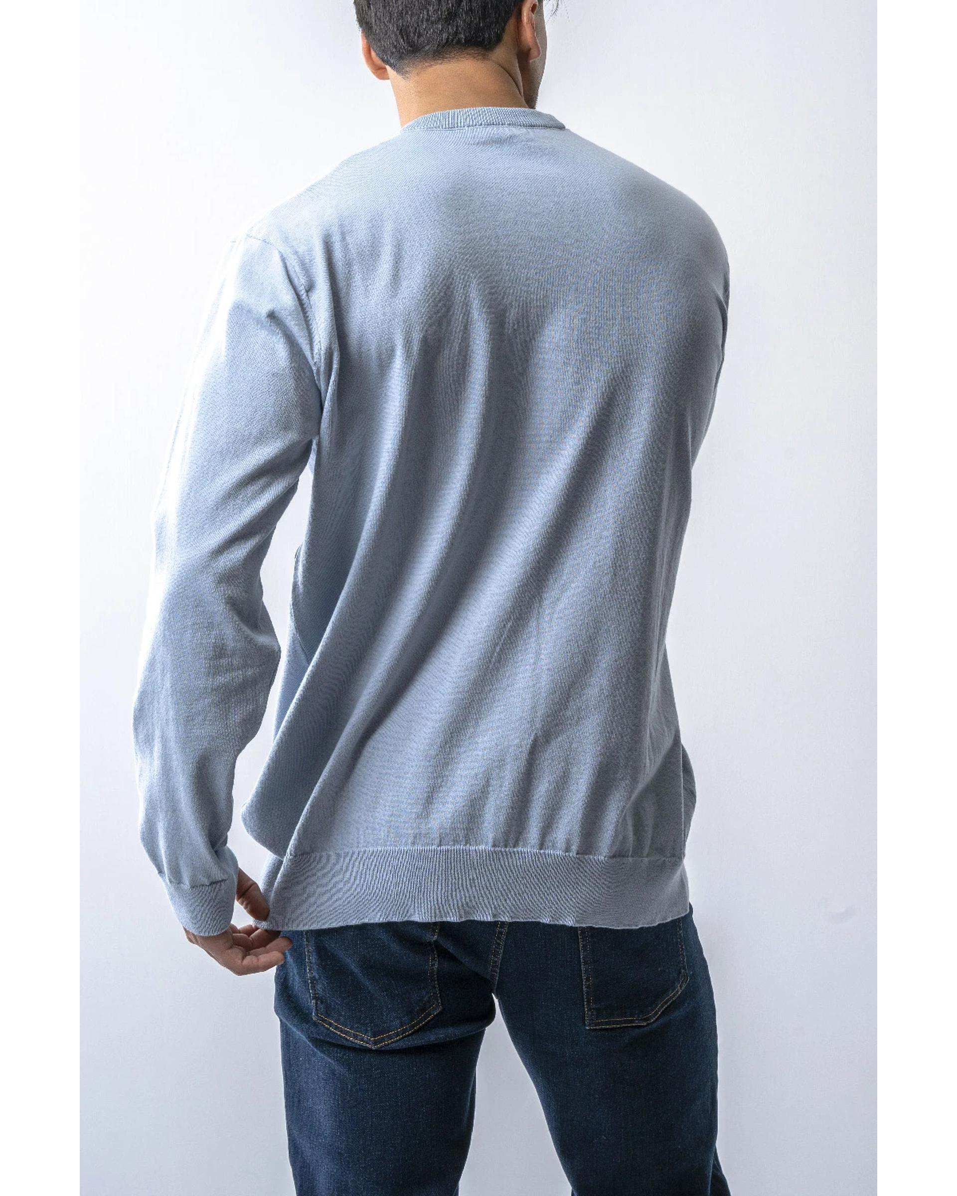 پلیور مردانه آبی آسمانی آر ان اس RNS کد 12232576