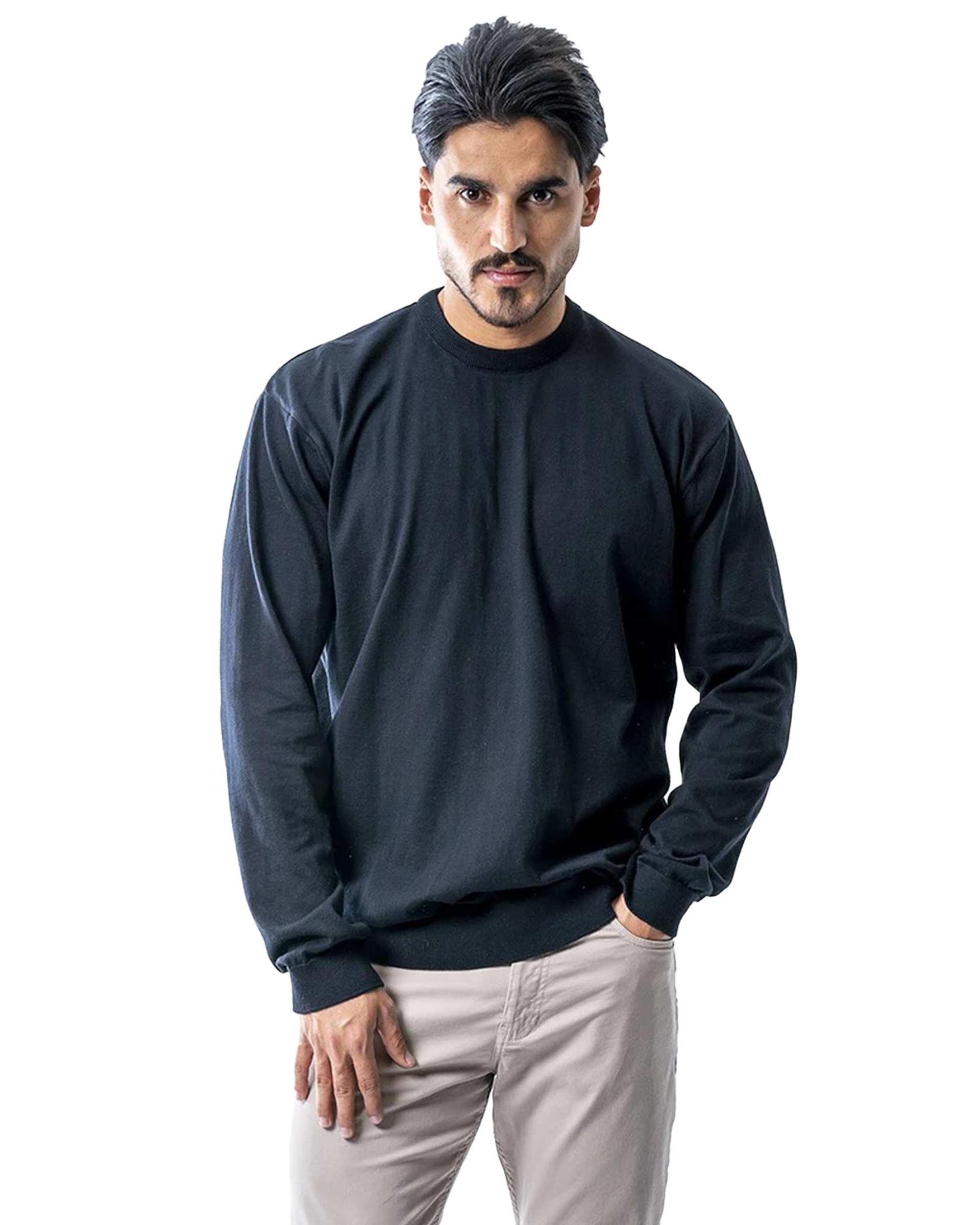 پلیور مردانه مشکی آر ان اس RNS کد 12232576