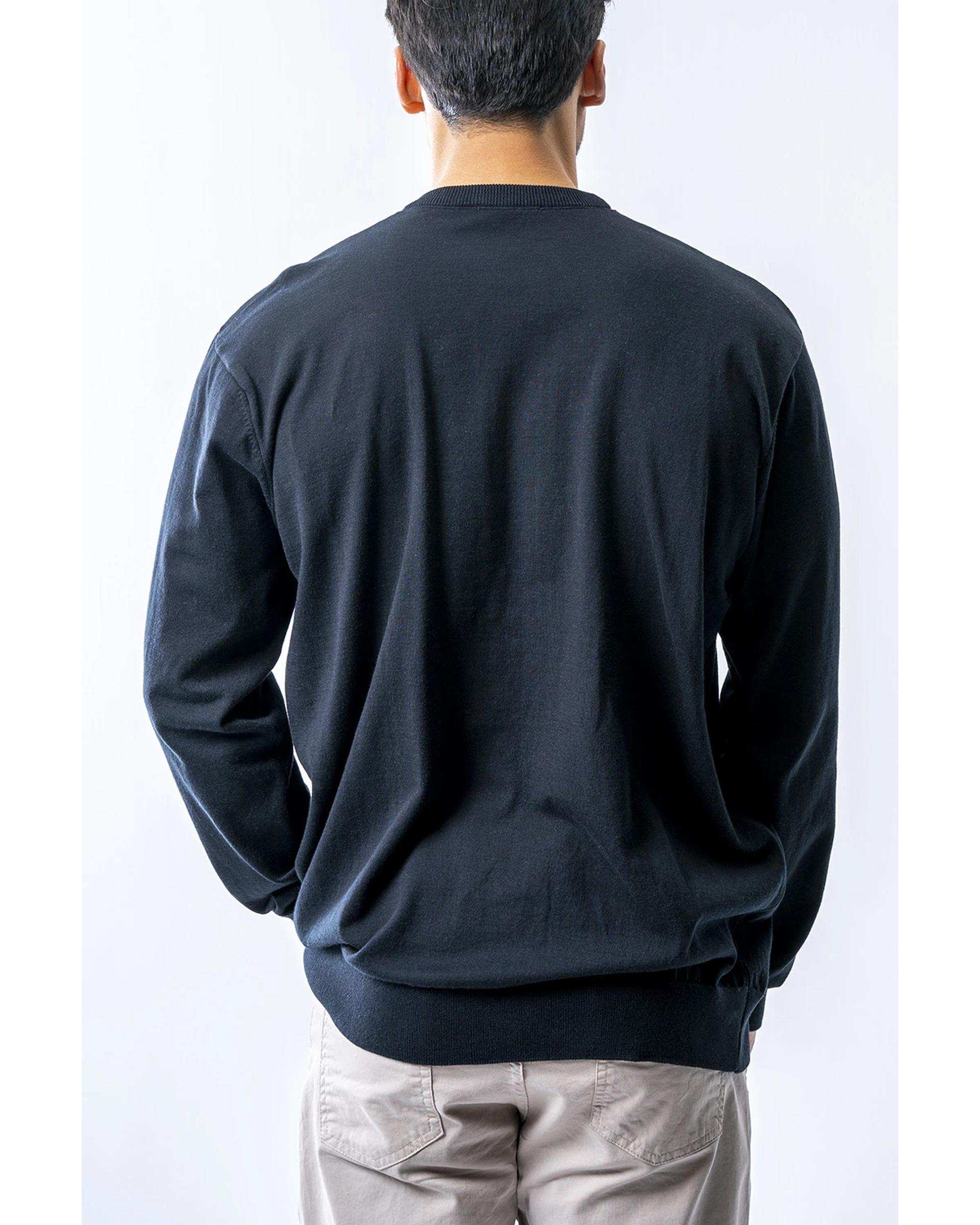 پلیور مردانه مشکی آر ان اس RNS کد 12232576