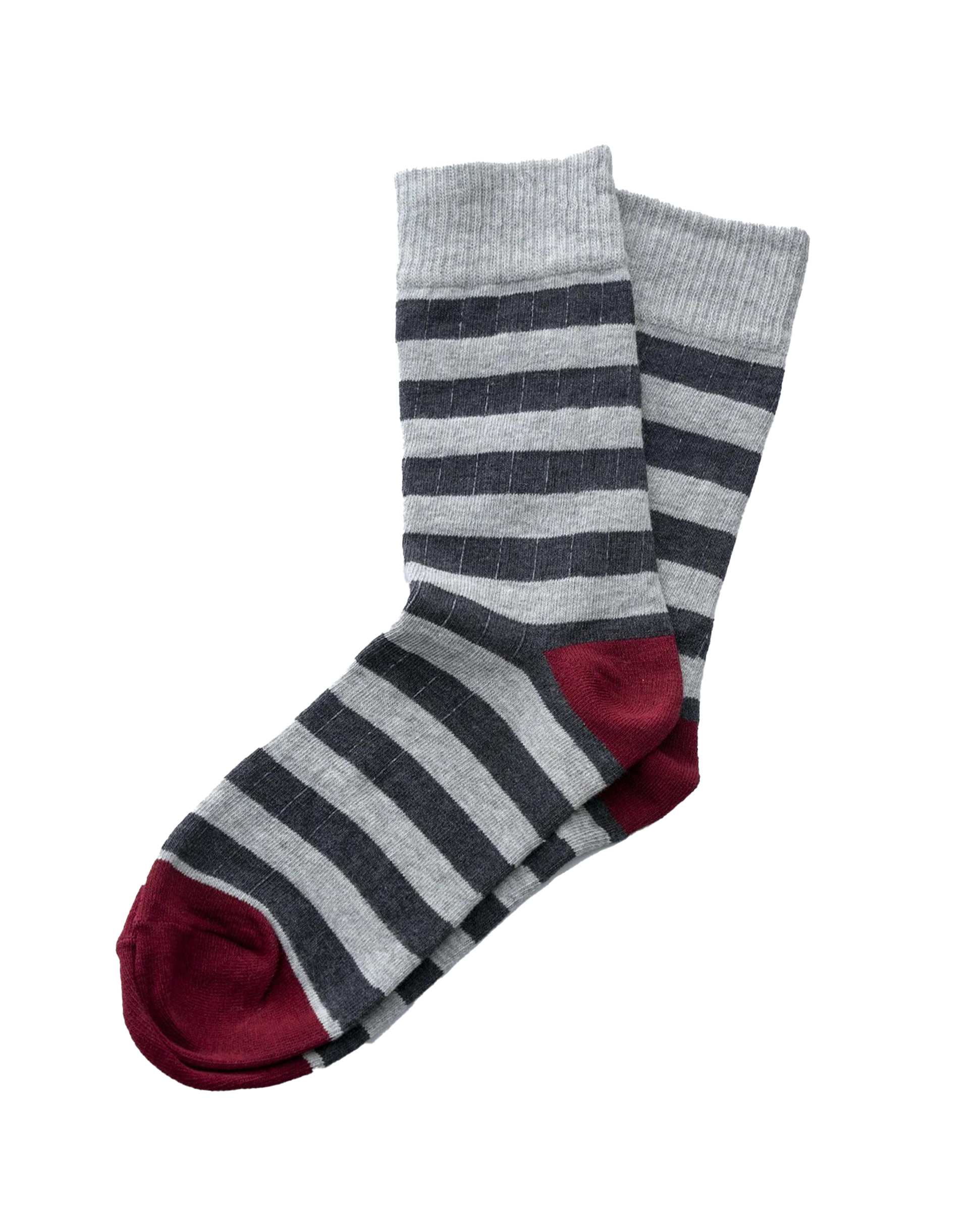 جوراب مردانه کبریتی ساقدار طوسی آر ان اس RNS کد 12132490