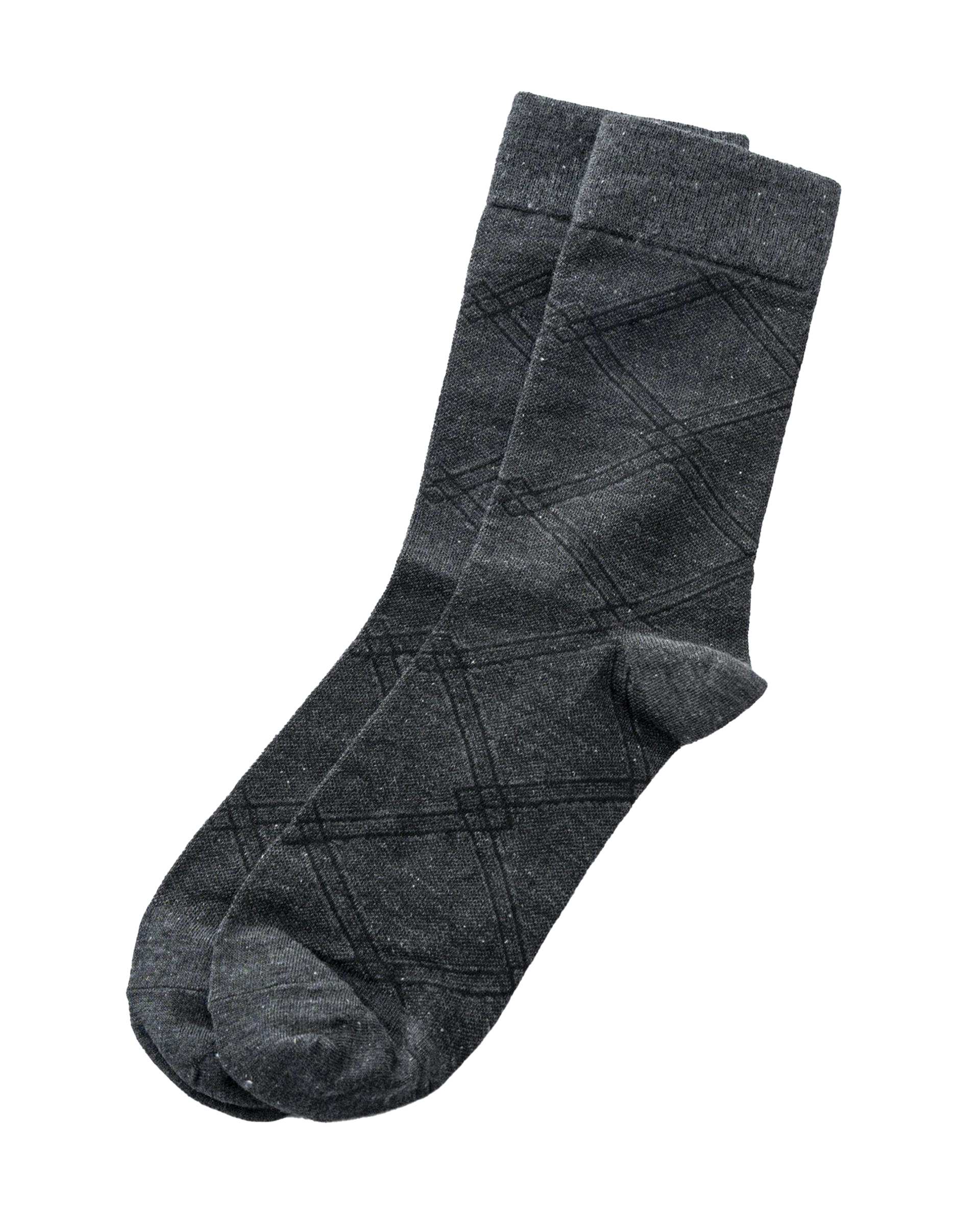 جوراب مردانه ساقدار ژاکارد دودی آر ان اس RNS کد 12132491