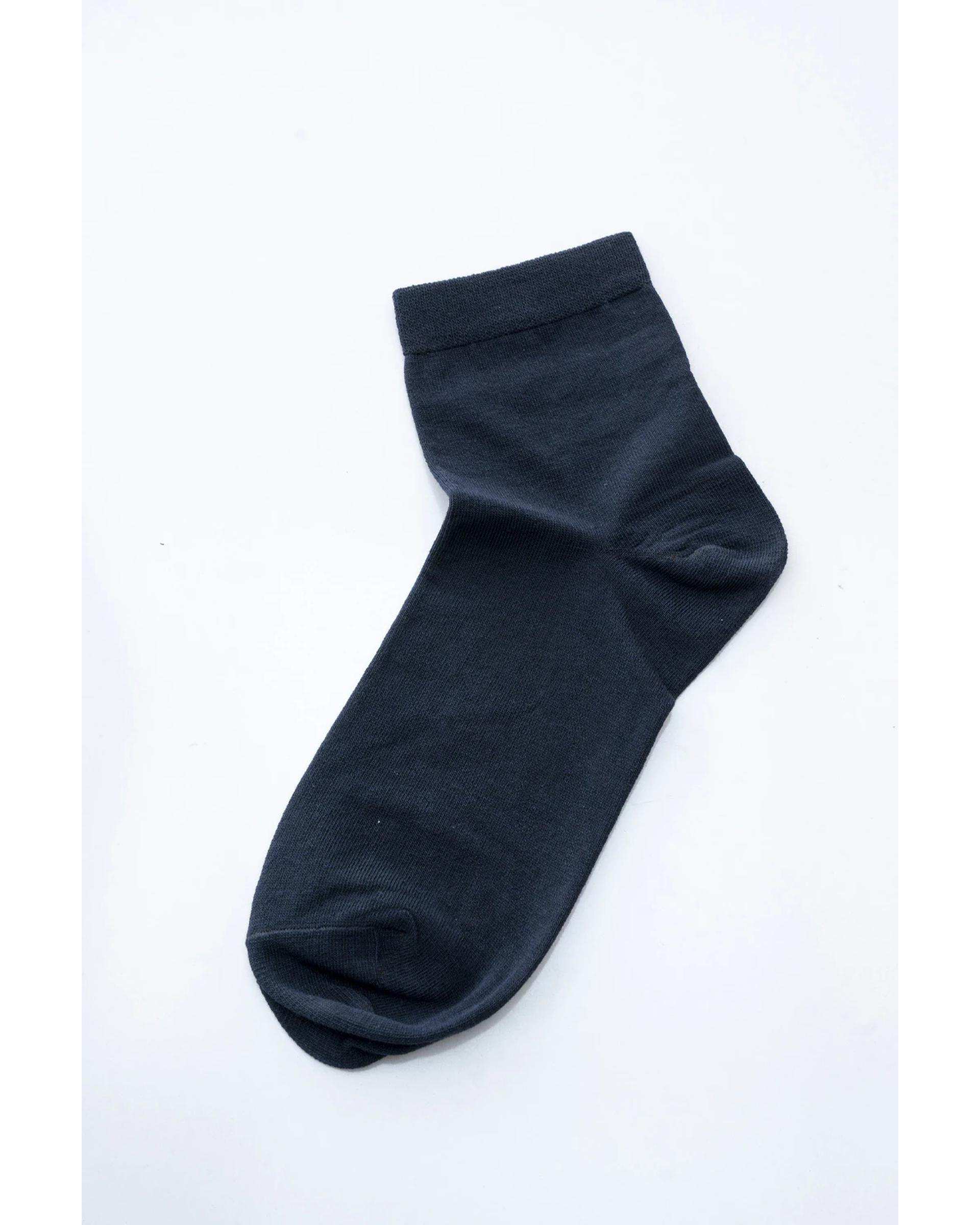 جوراب مردانه نیم ساق سرمه ای آر ان اس RNS کد 12132495