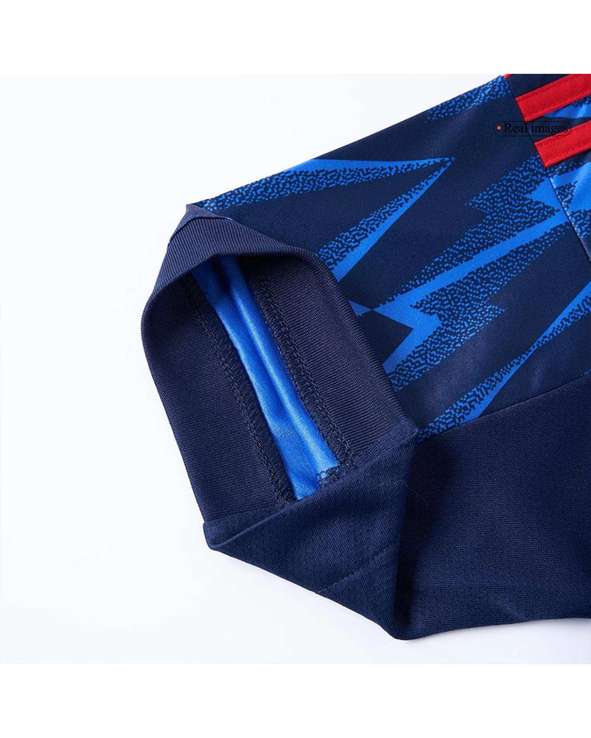 ست تی شرت و شلوارک ورزشی پسرانه سرمه ای پانیل Panil مدل آرسنال Away 2026