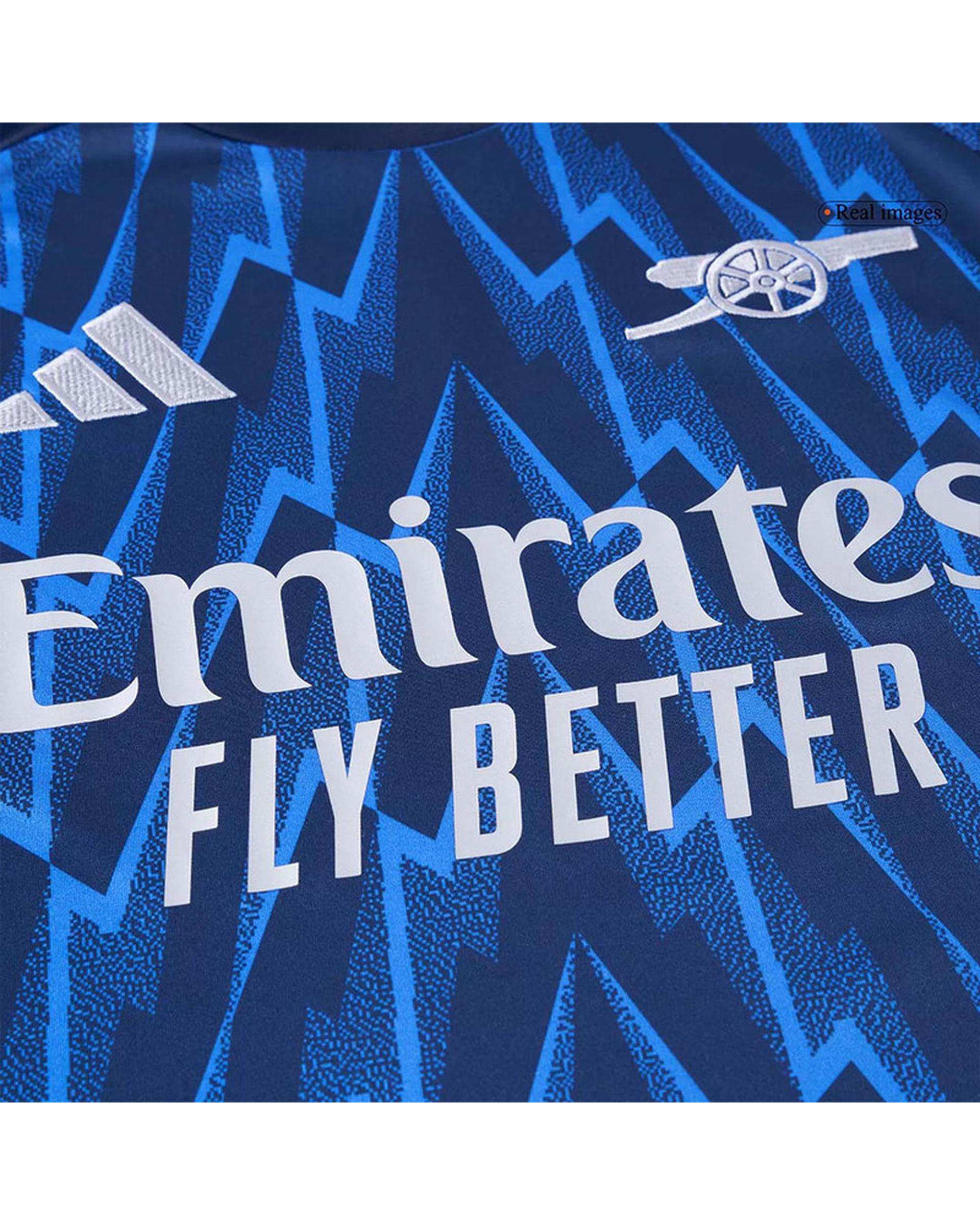 ست تی شرت و شلوارک ورزشی پسرانه سرمه ای پانیل Panil مدل آرسنال Away 2026